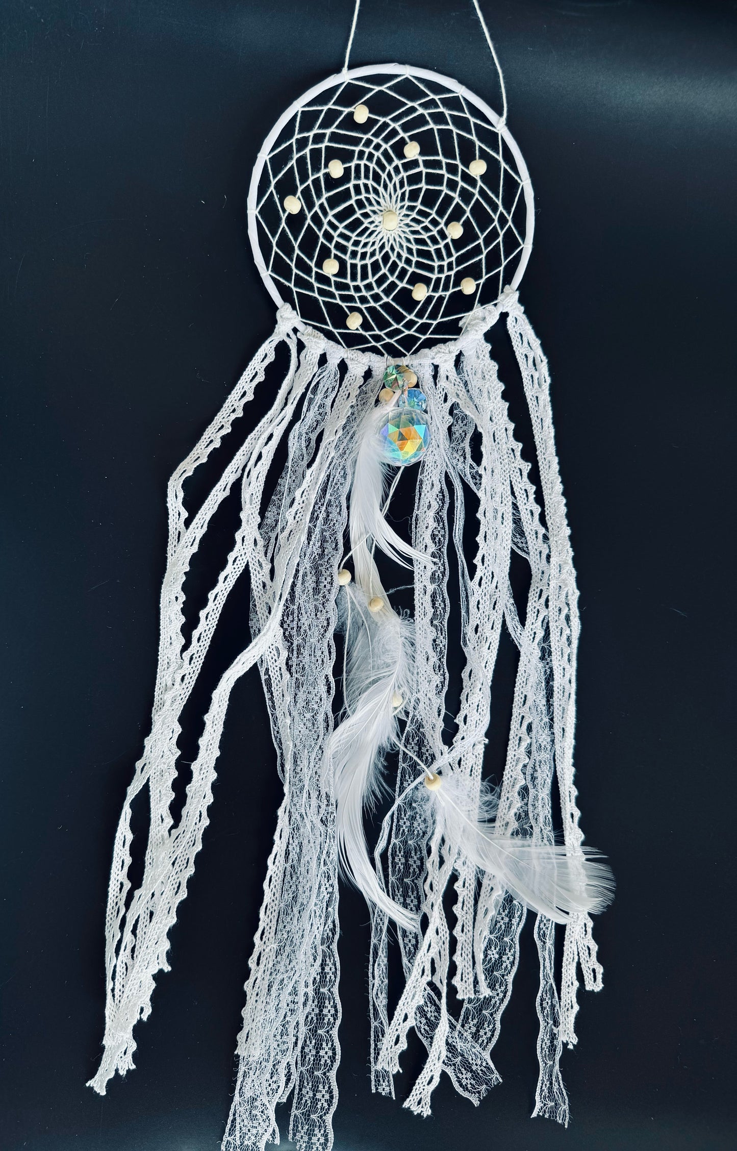 White Lace Dream Catchers