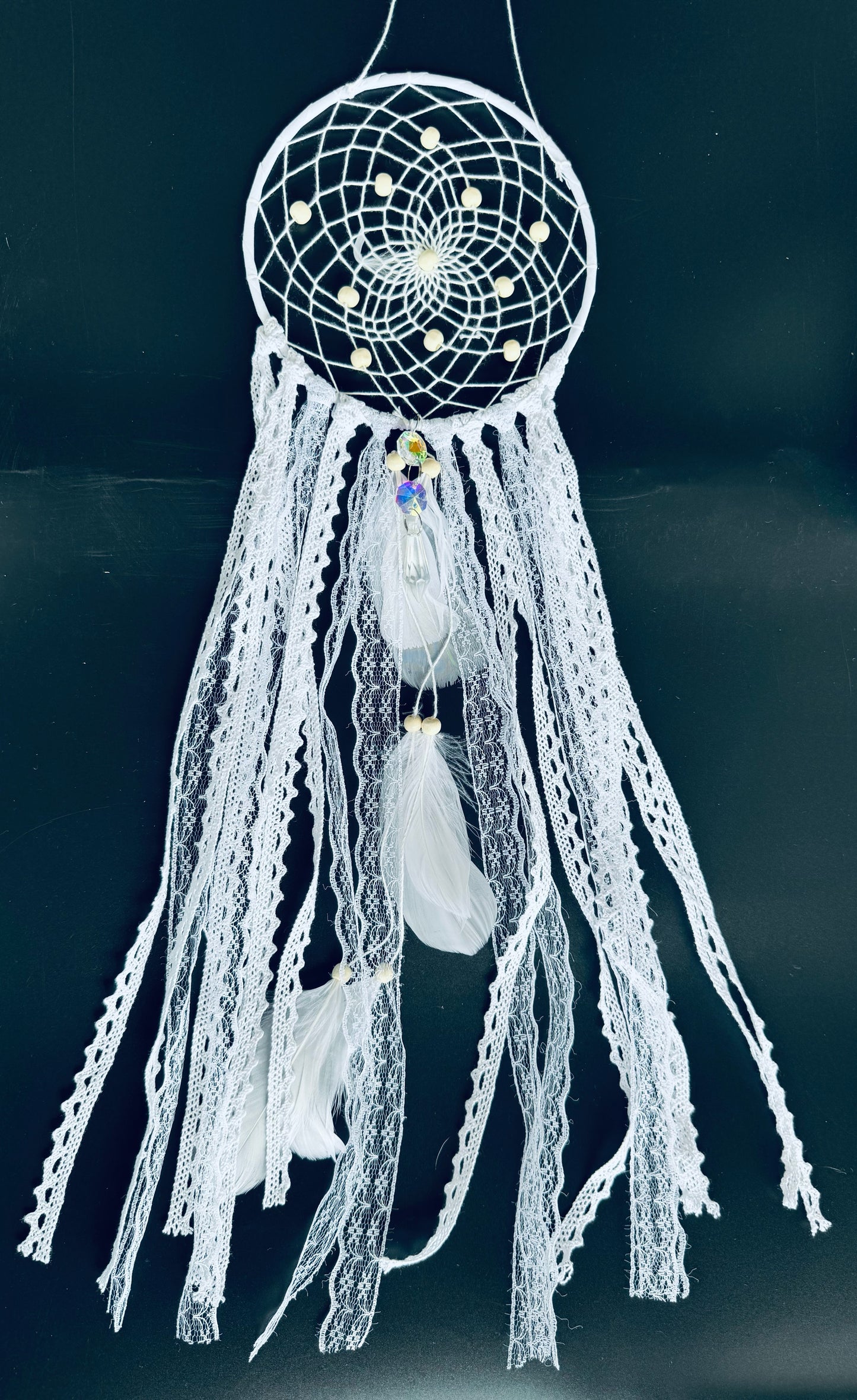 White Lace Dream Catchers