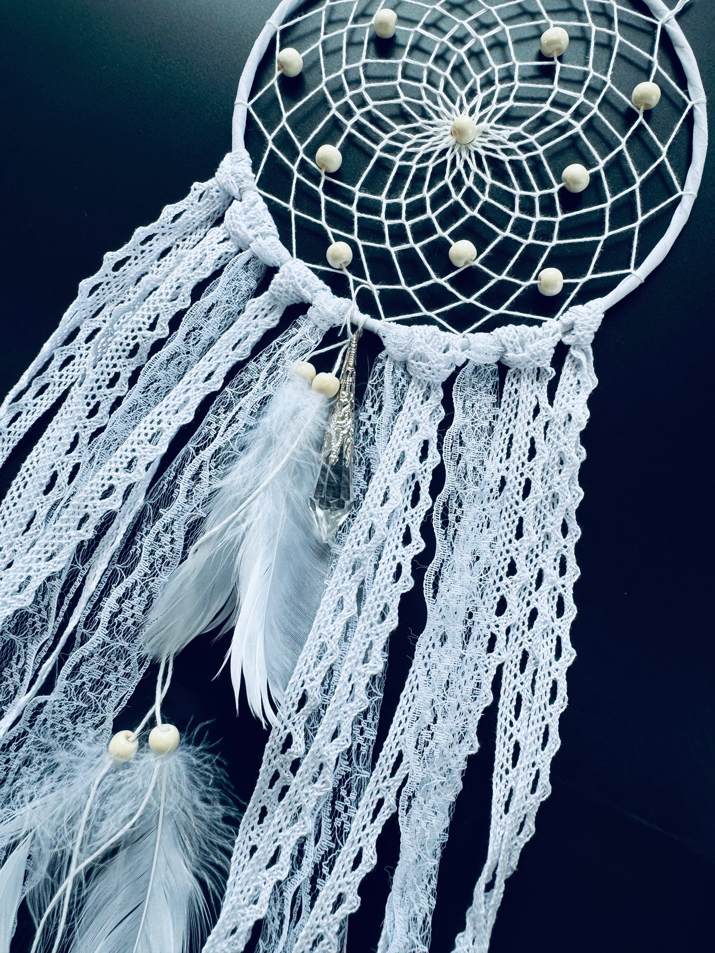 White Lace Dream Catchers