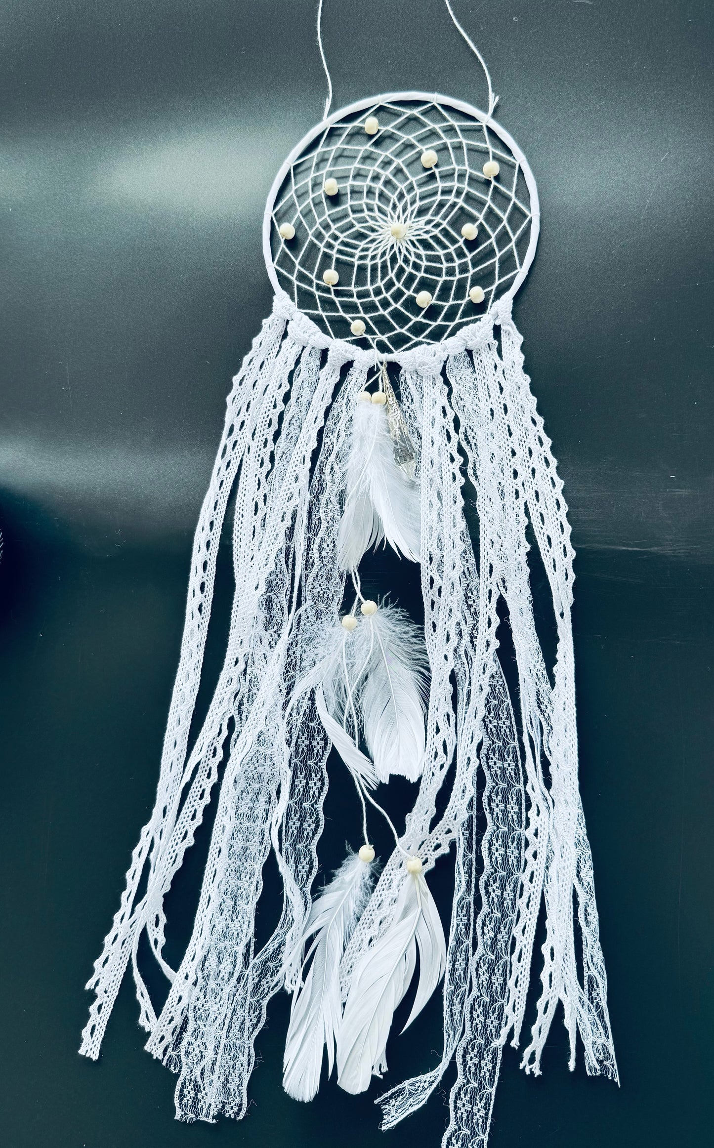 White Lace Dream Catchers