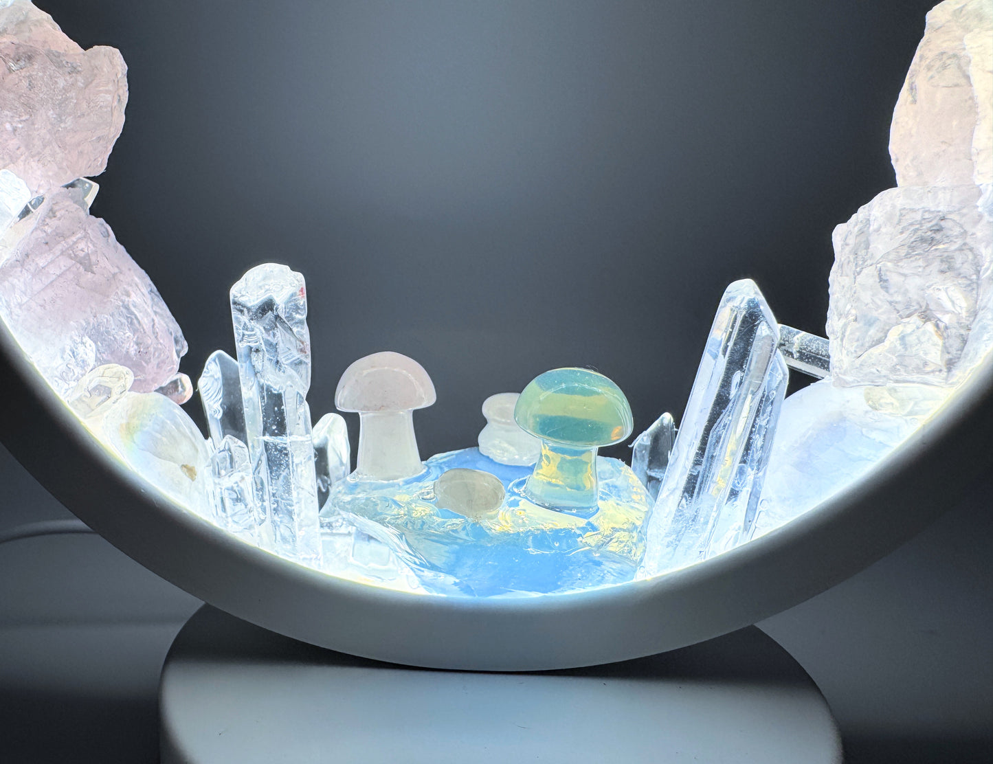 Crystal Portal Lamp “Heart Of The Mist”