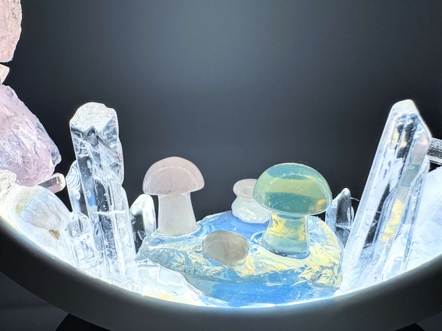 Crystal Lamp “Enchanted Garden”