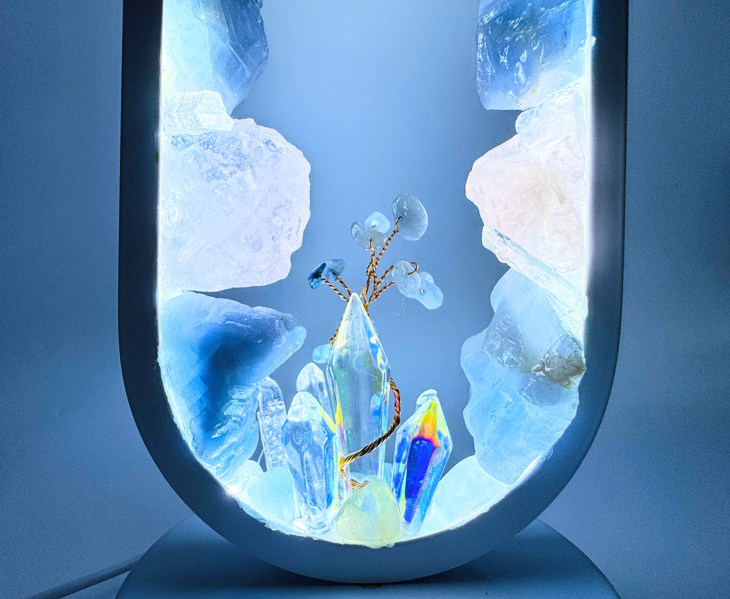 Crystal Portal Lamp “Ocean Light”