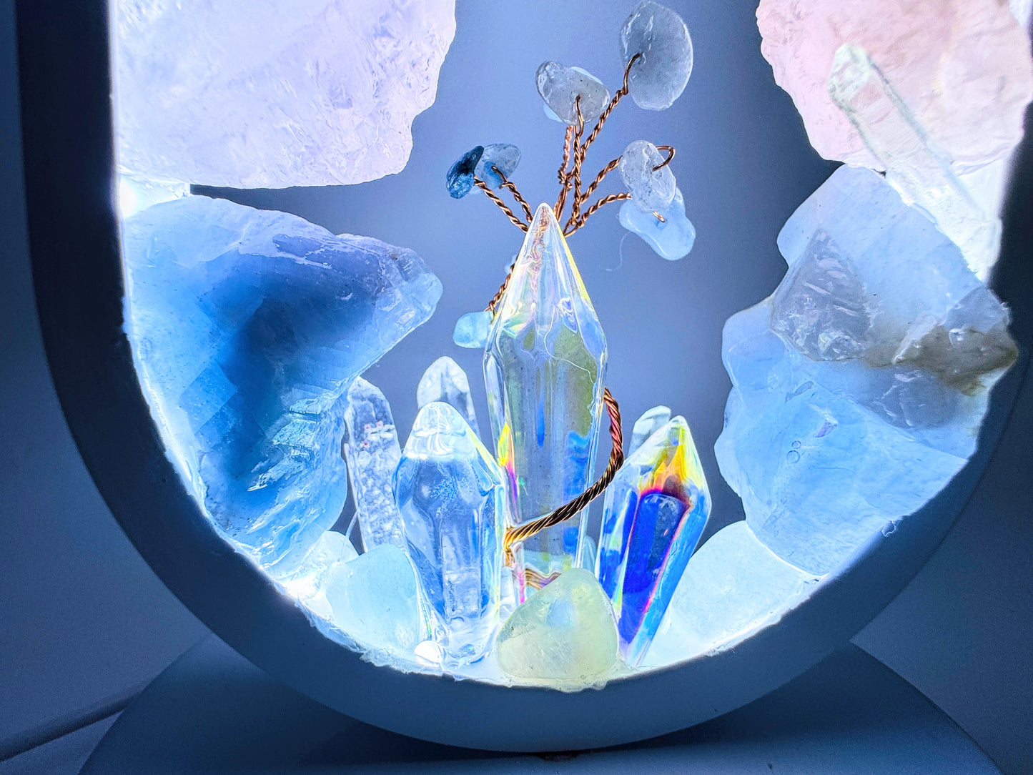 Crystal Portal Lamp “Ocean Light”