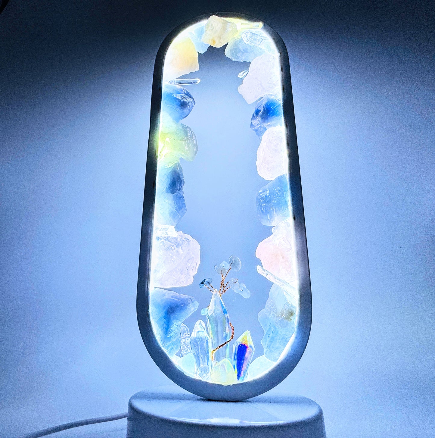 Crystal Portal Lamp “Ocean Light”