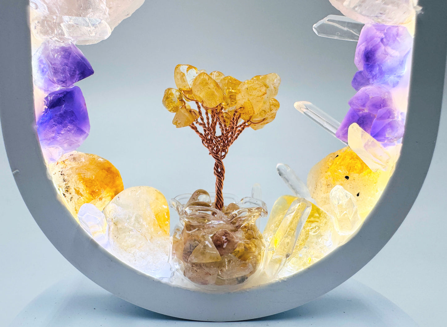 Crystal Portal Lamp “Solar Priestess”