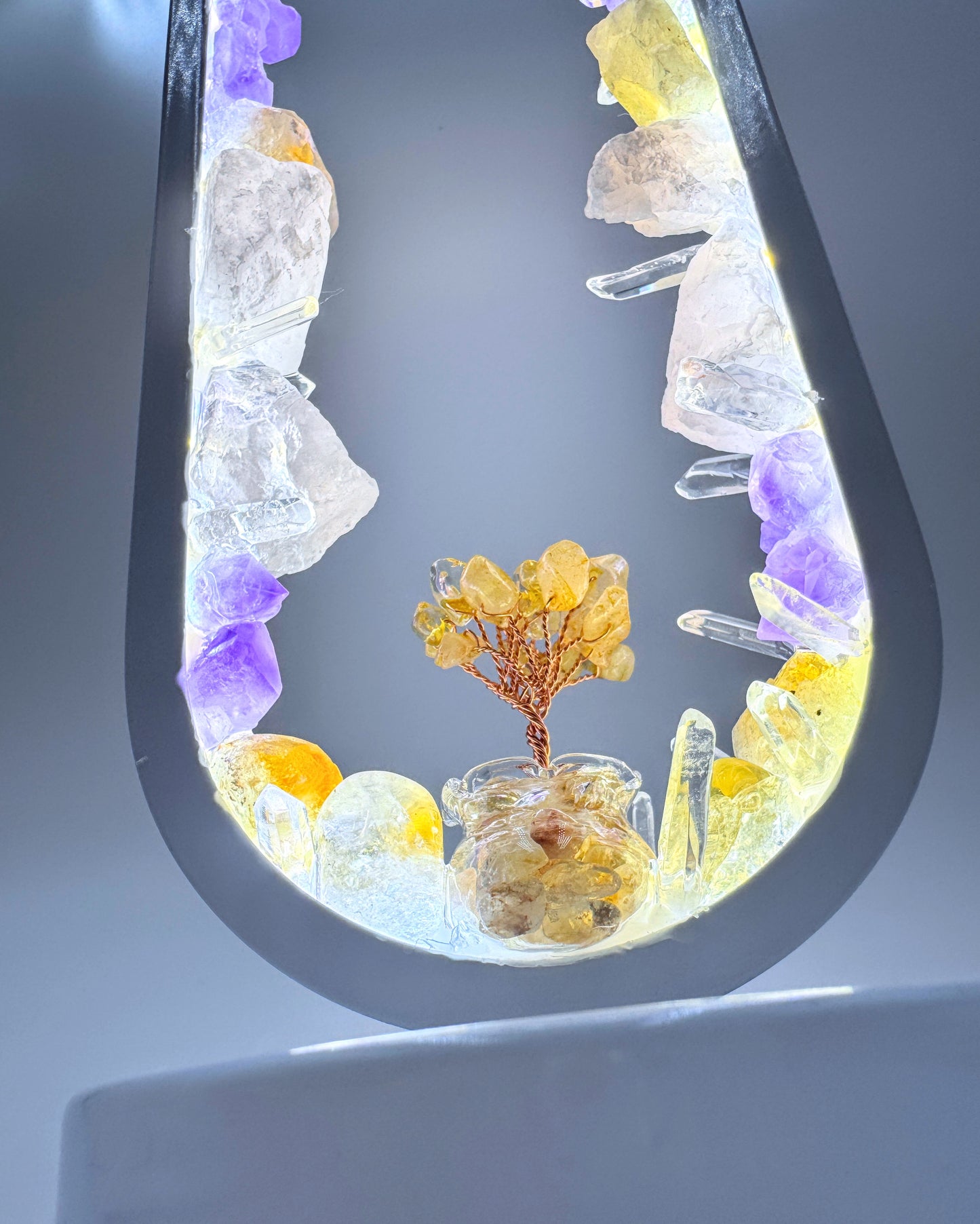 Crystal Portal Lamp “Solar Priestess”