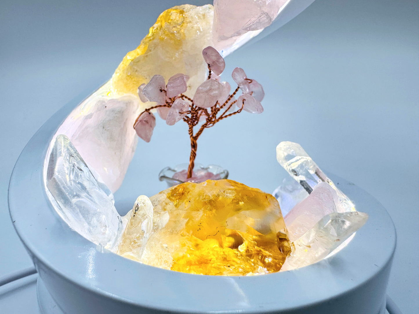 Crystal Lamp - “Helia Bloom”.