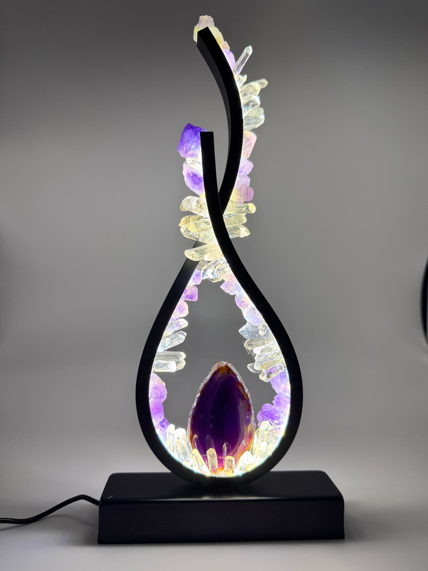 Crystal Flame Lamp “ Celestial Flame “