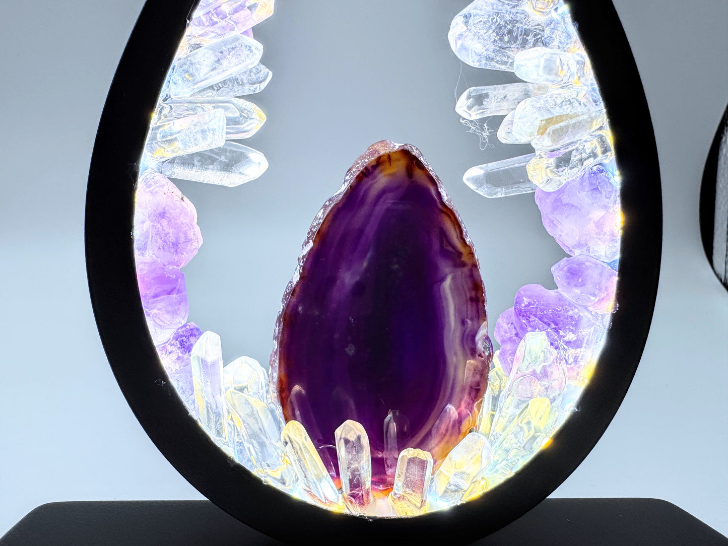 Crystal Flame Lamp “ Celestial Flame “