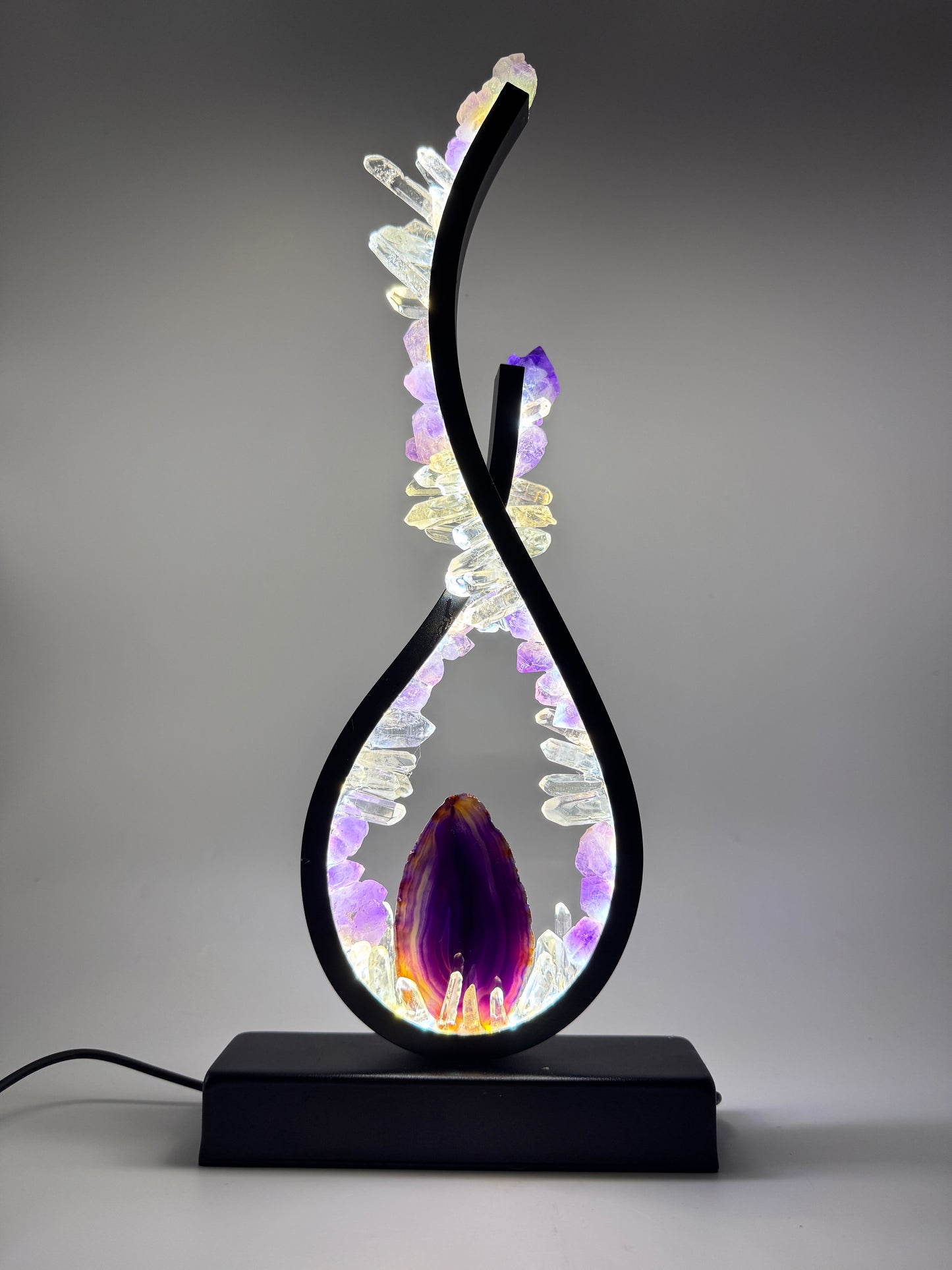Crystal Flame Lamp “ Celestial Flame “