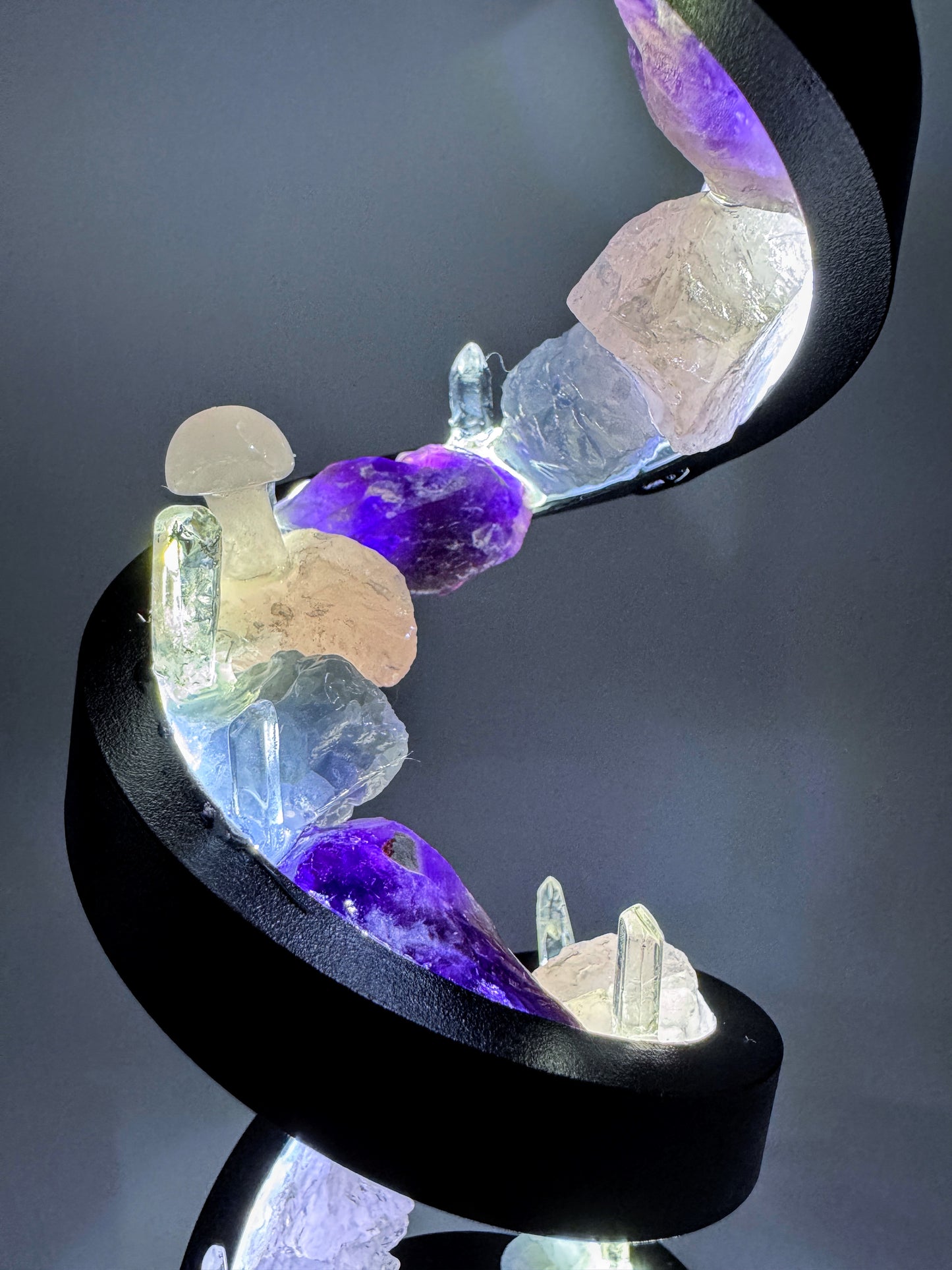 Crystal Spiral Lamp “mystic Spiral”