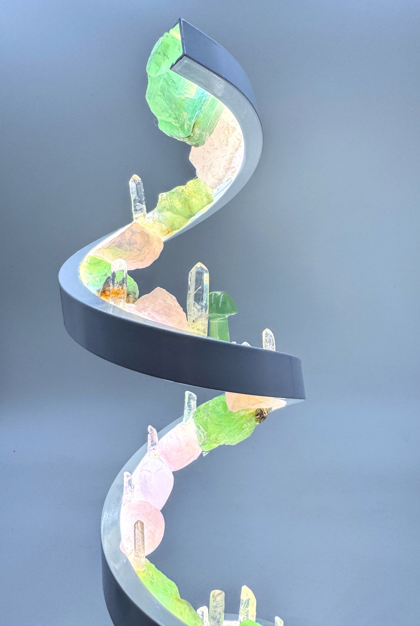 Crystal Spiral Lamp “ Serenity Spiral”
