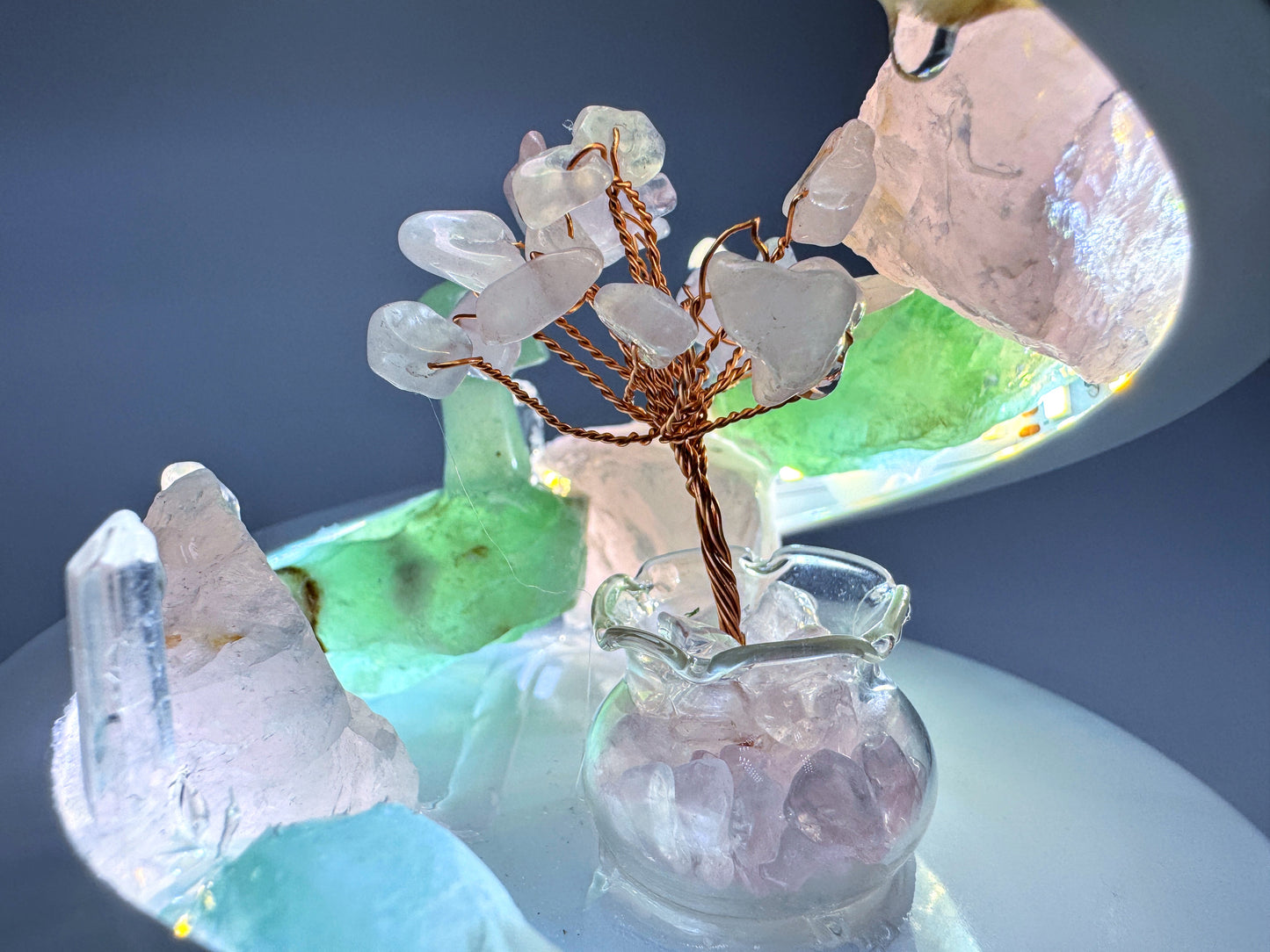 Crystal Spiral Lamp “ Serenity Spiral”