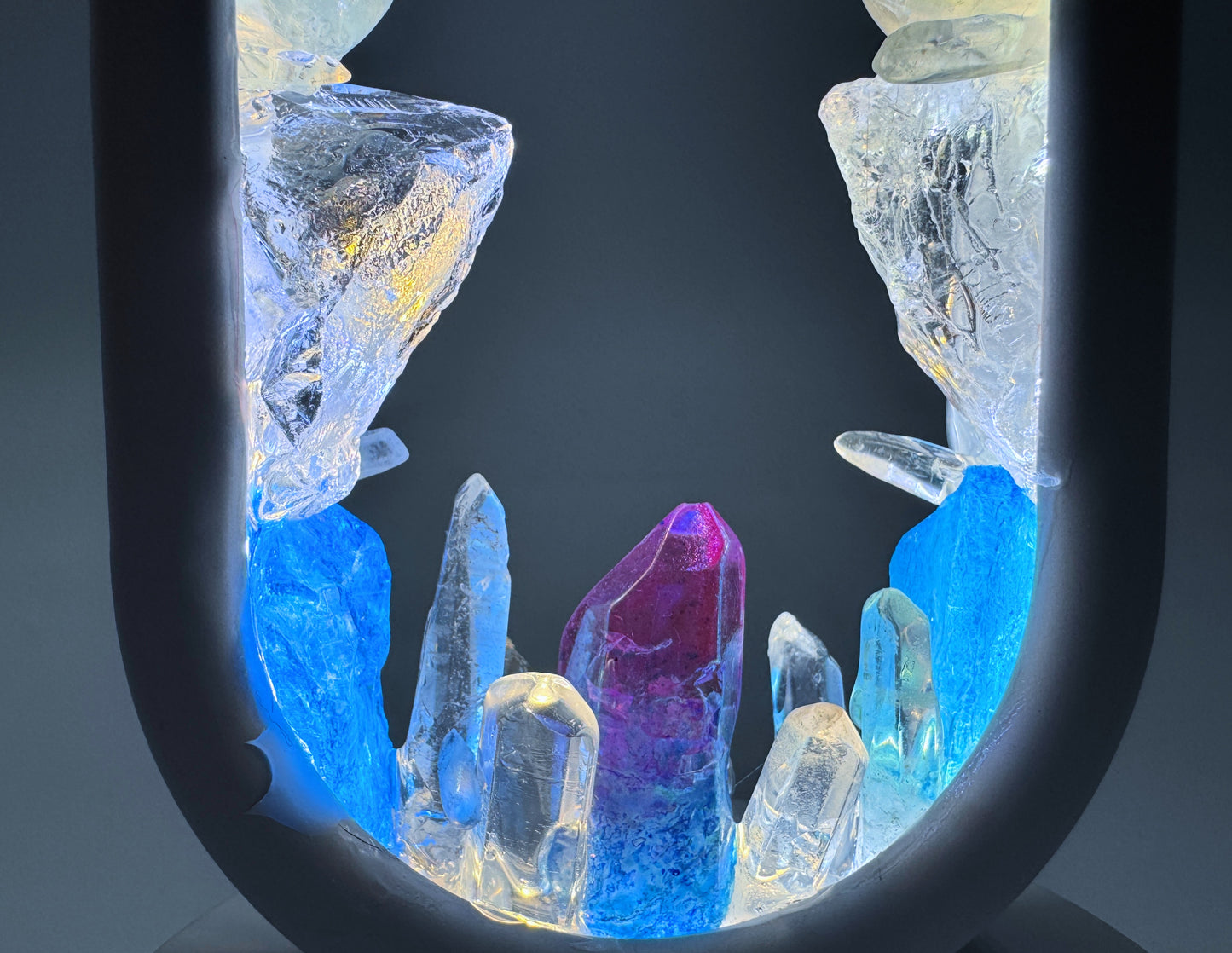 Crystal Portal Lamp “ lunar Glow”