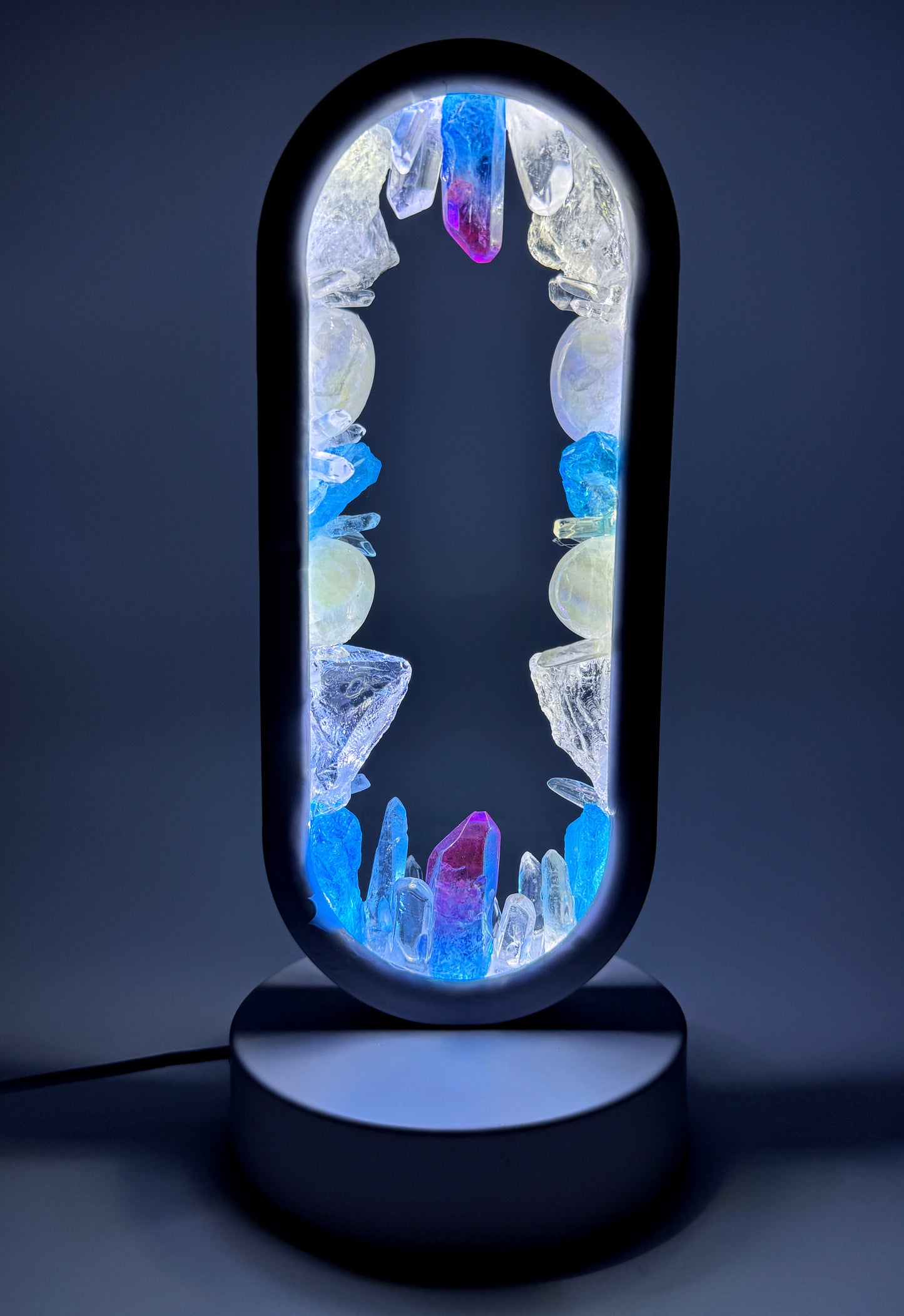 Crystal Portal Lamp “ lunar Glow”