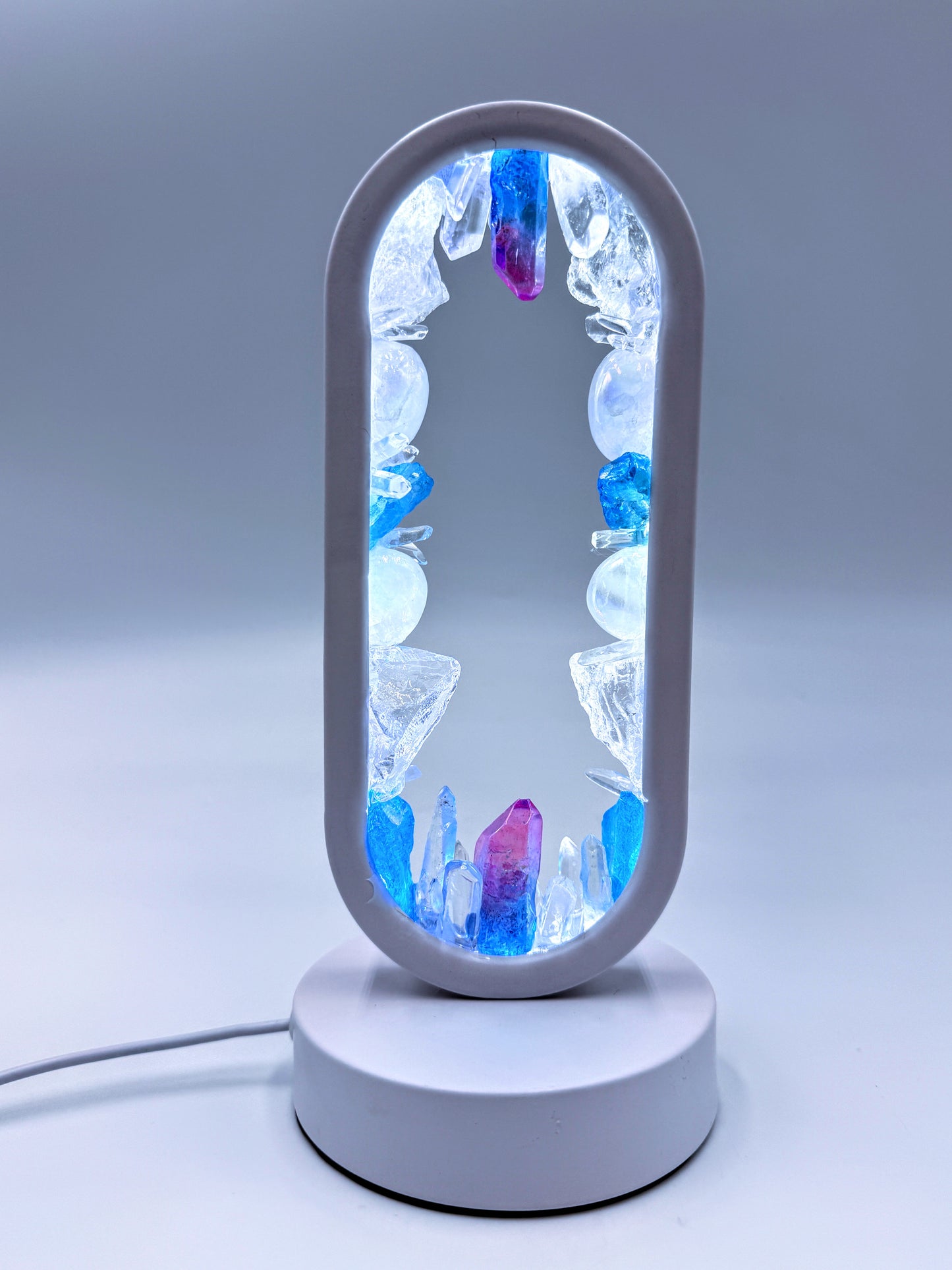 Crystal Portal Lamp “ lunar Glow”
