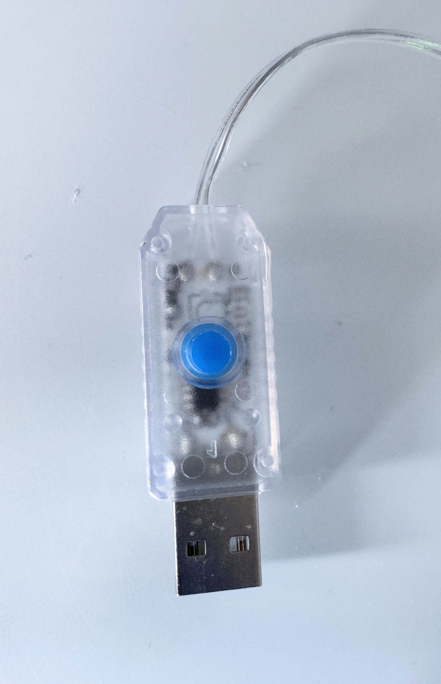 Crystal Fairy Lights Clear Quartz & Amethyst 3M