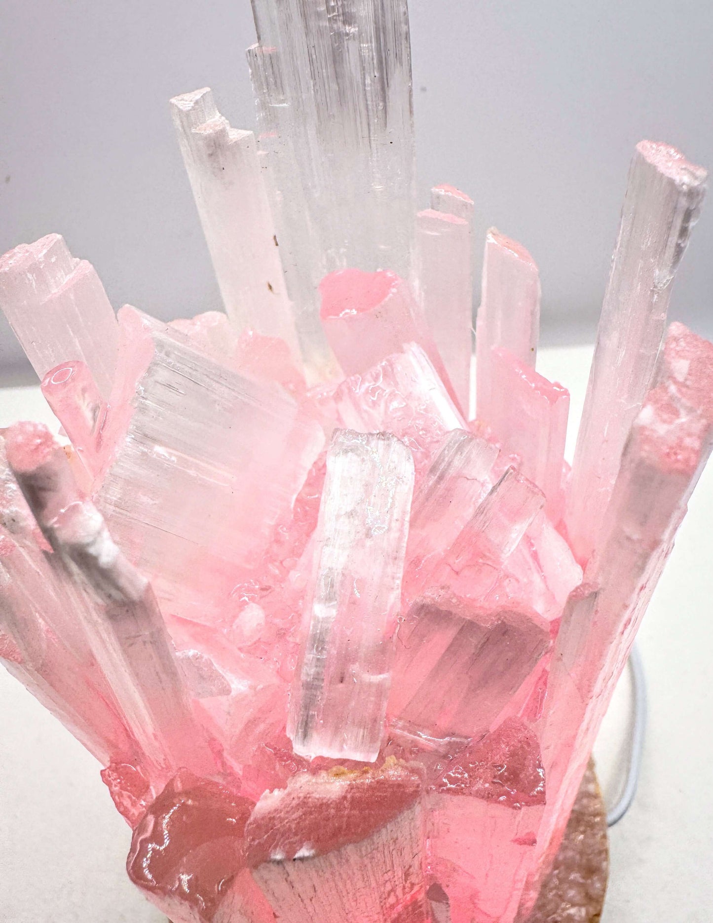 Rainbow Selenite Lamp (10cm base) 4