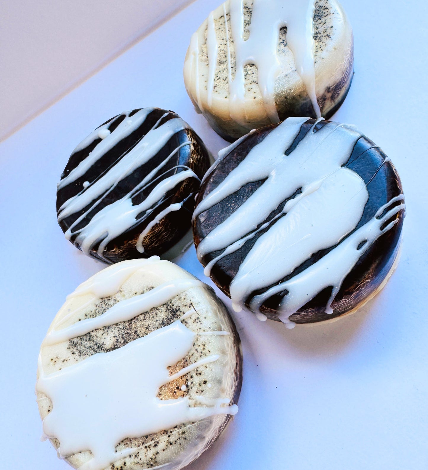 Loofah Soap vanilla latte- Crystal Goddess NZ