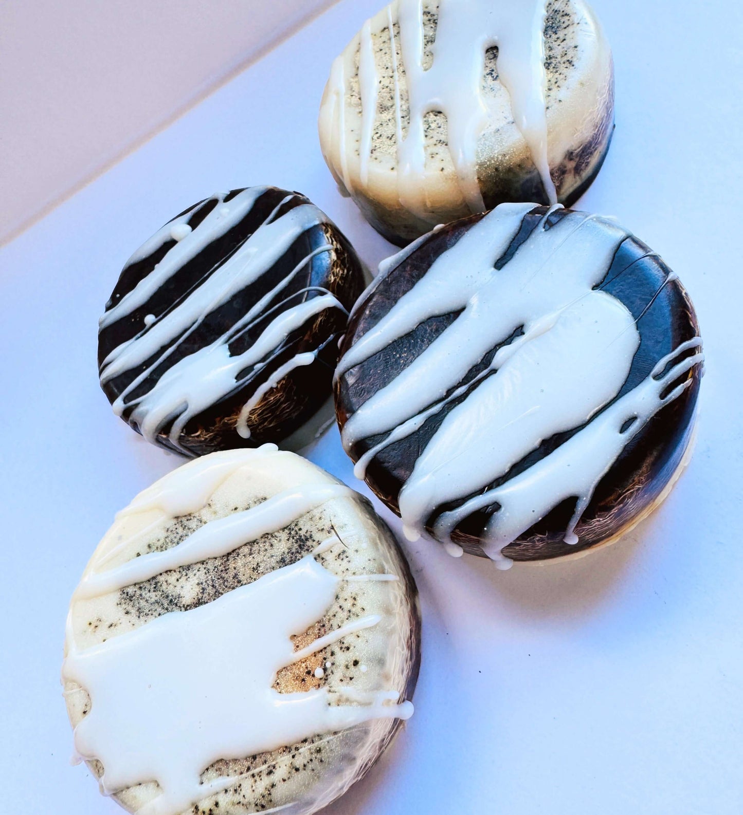Loofah Soap vanilla latte- Crystal Goddess NZ