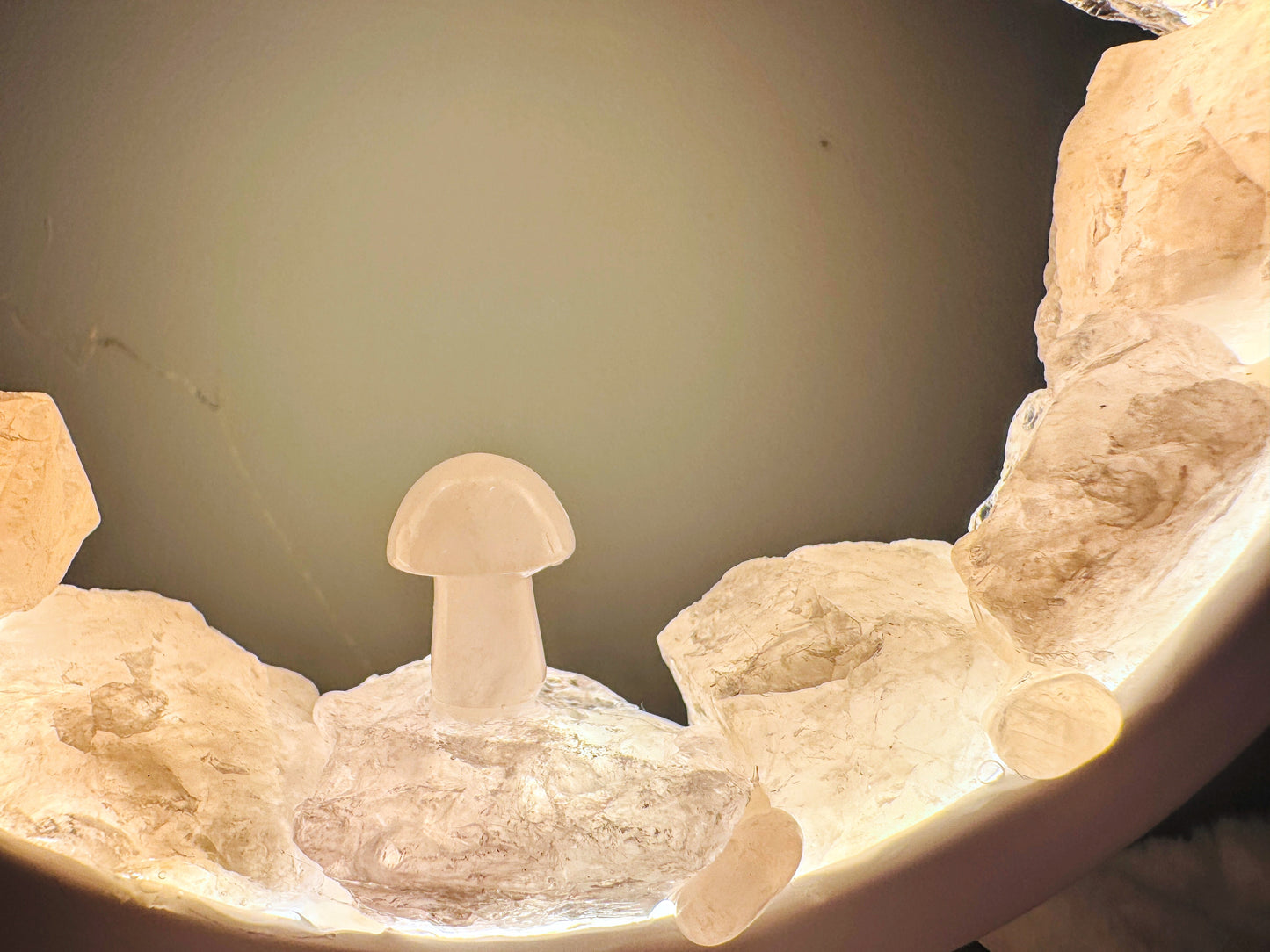 Crystal Portal Lamp “Sanctum of Selene” (warm light)