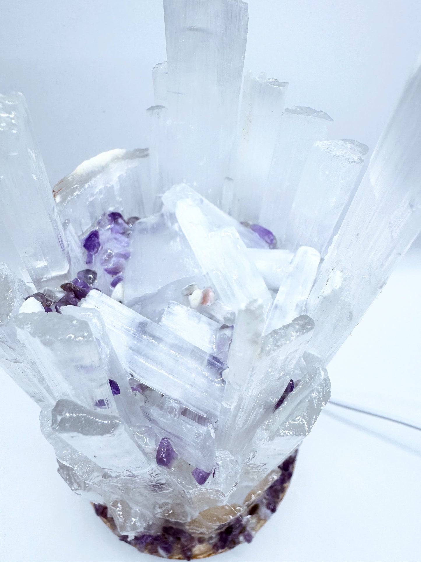 Selenite Crystal lamp (10cm base) 5