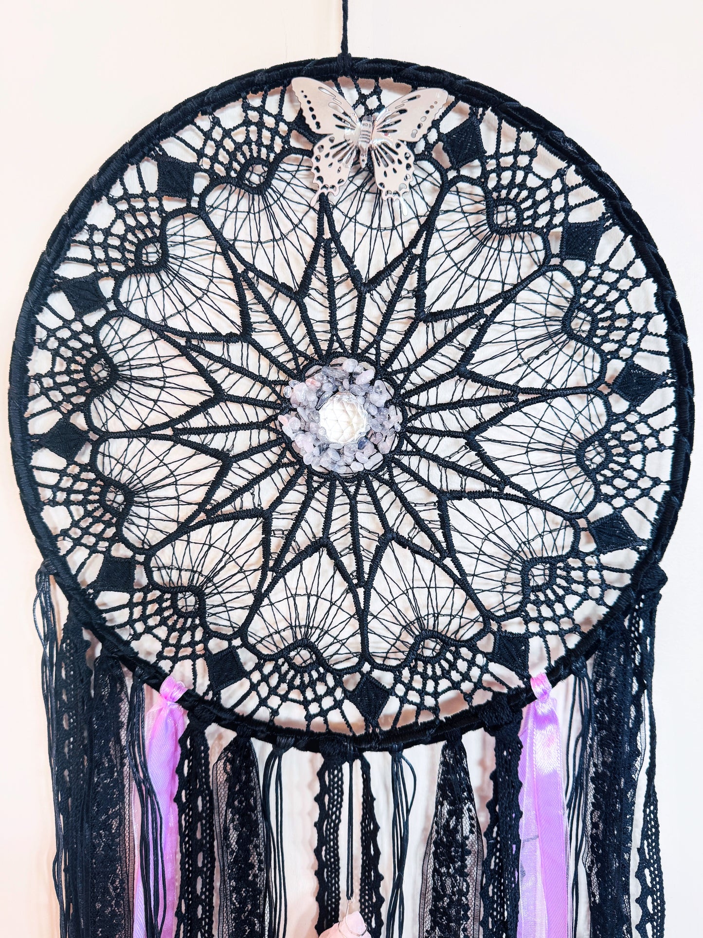 Large Black Dream Catcher.