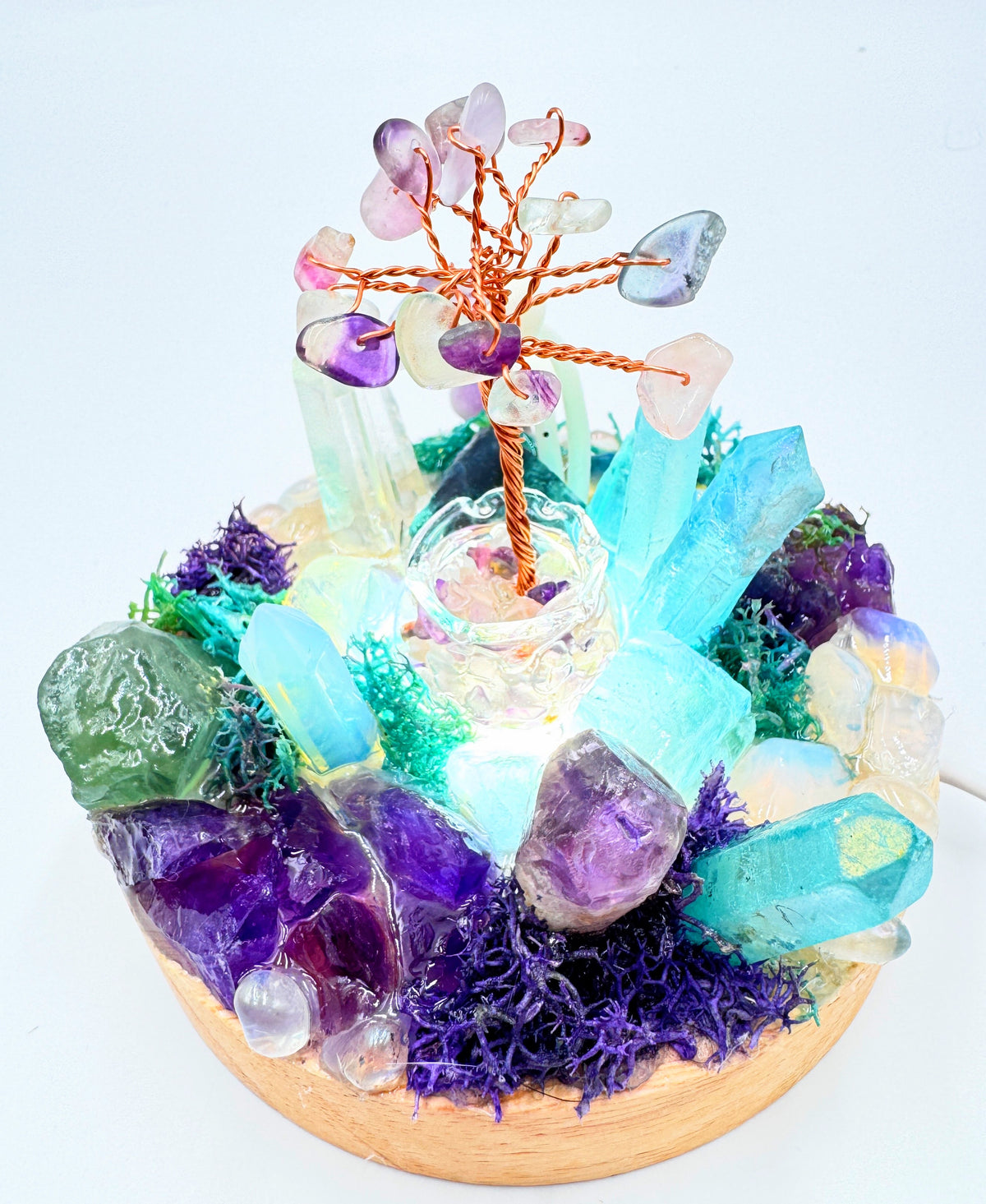 Fairy Light Garden Aqua