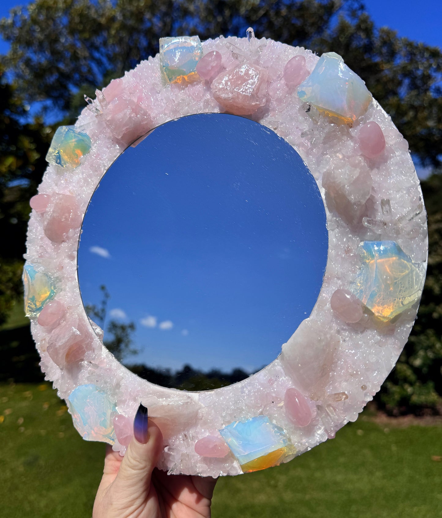 Crystal Mirror “ Aphrodite’s Dream ” 28cm