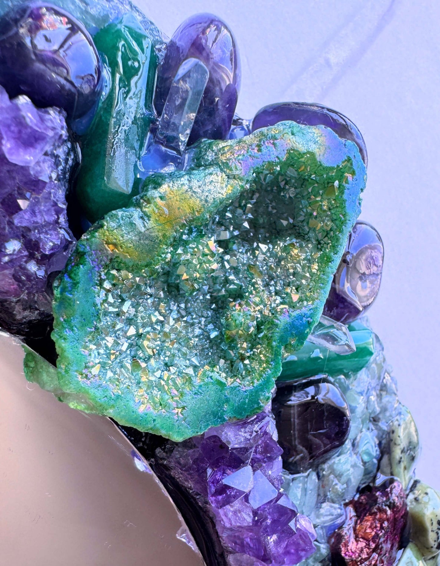 Crystal Mirror “Fae Forest” 28cm