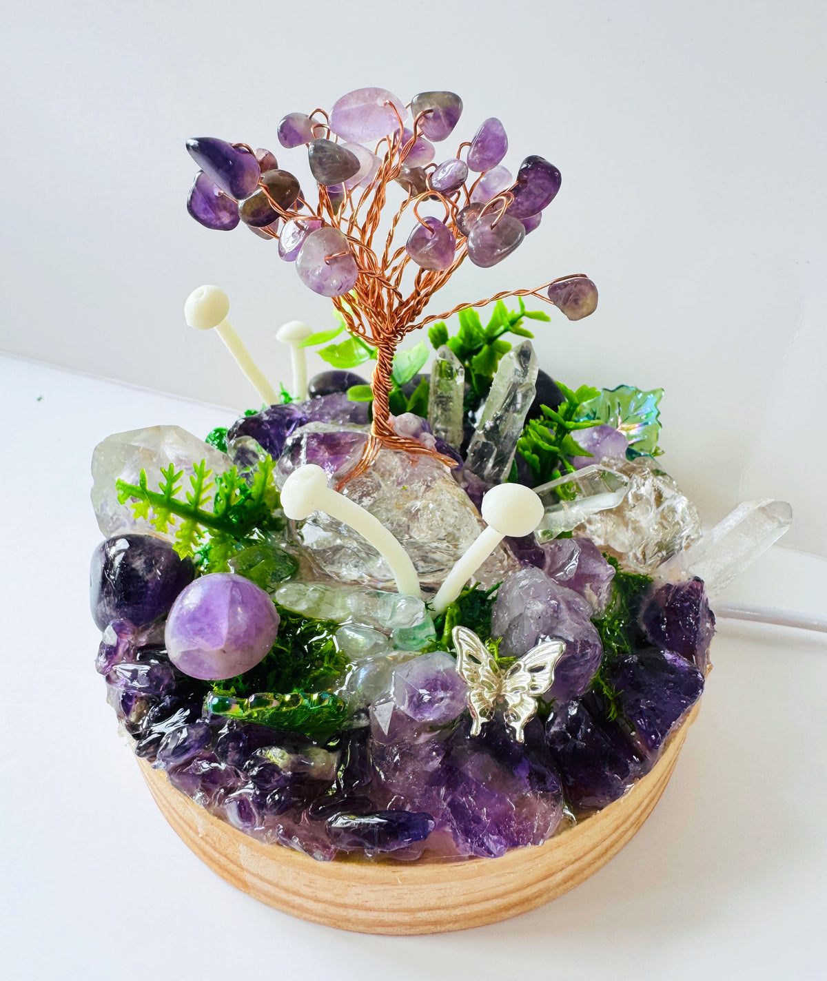 Crystal Fairy Garden “Amethyst Tree”