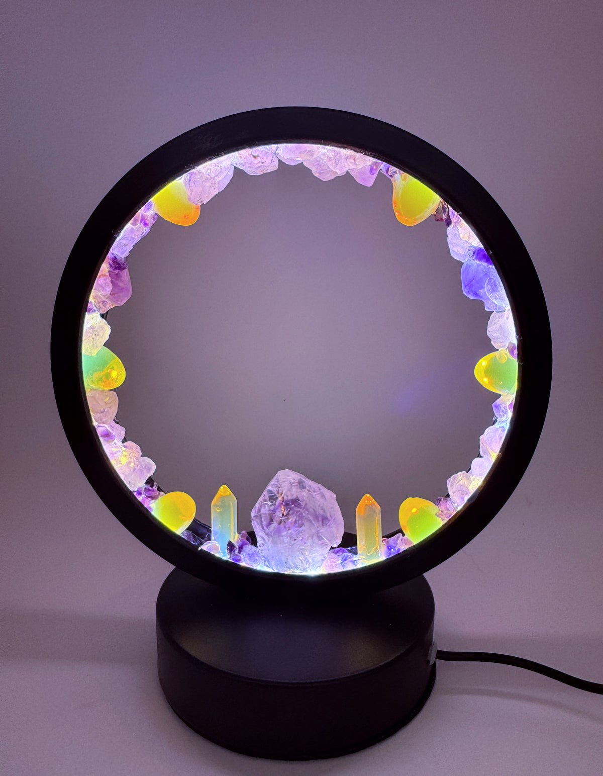 Crystal Portal Lamp “Lunar Glow”