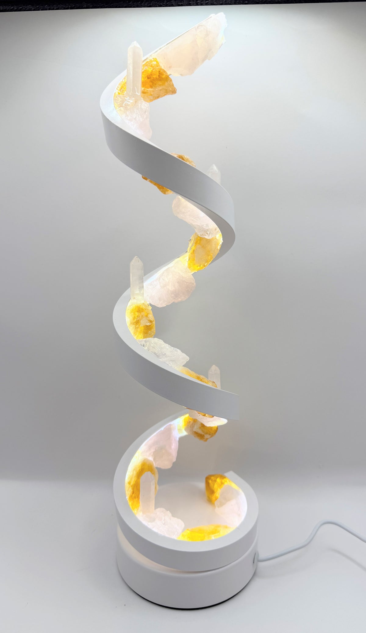 Crystal Spiral Lamp “Serenity Spiral”