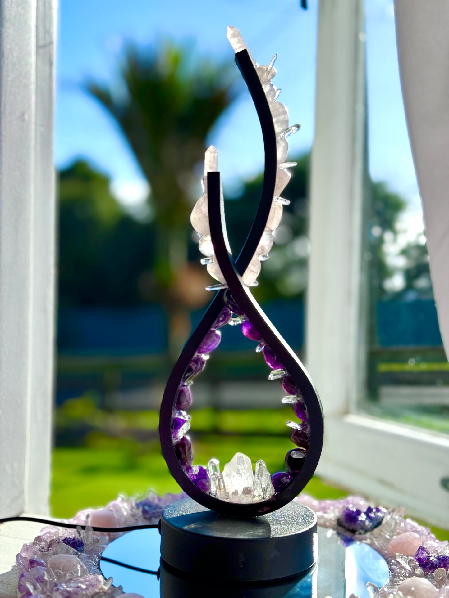 Crystal Lamp Harmony Flame