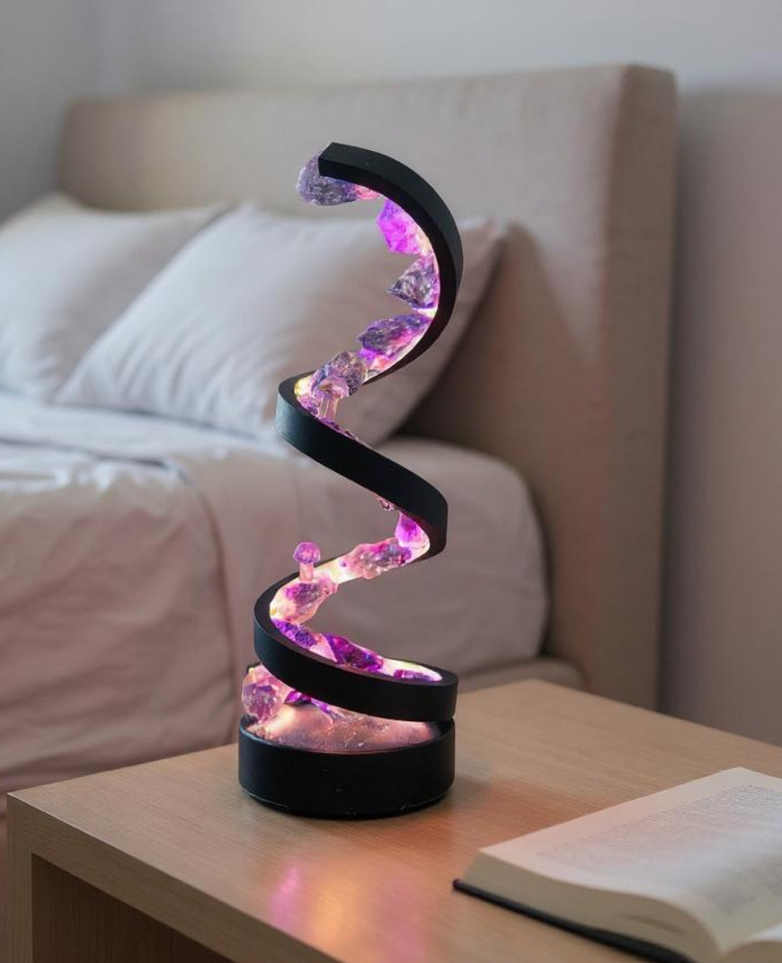 Crystal Spiral Lamp “Dream Temple ‘Spiral”
