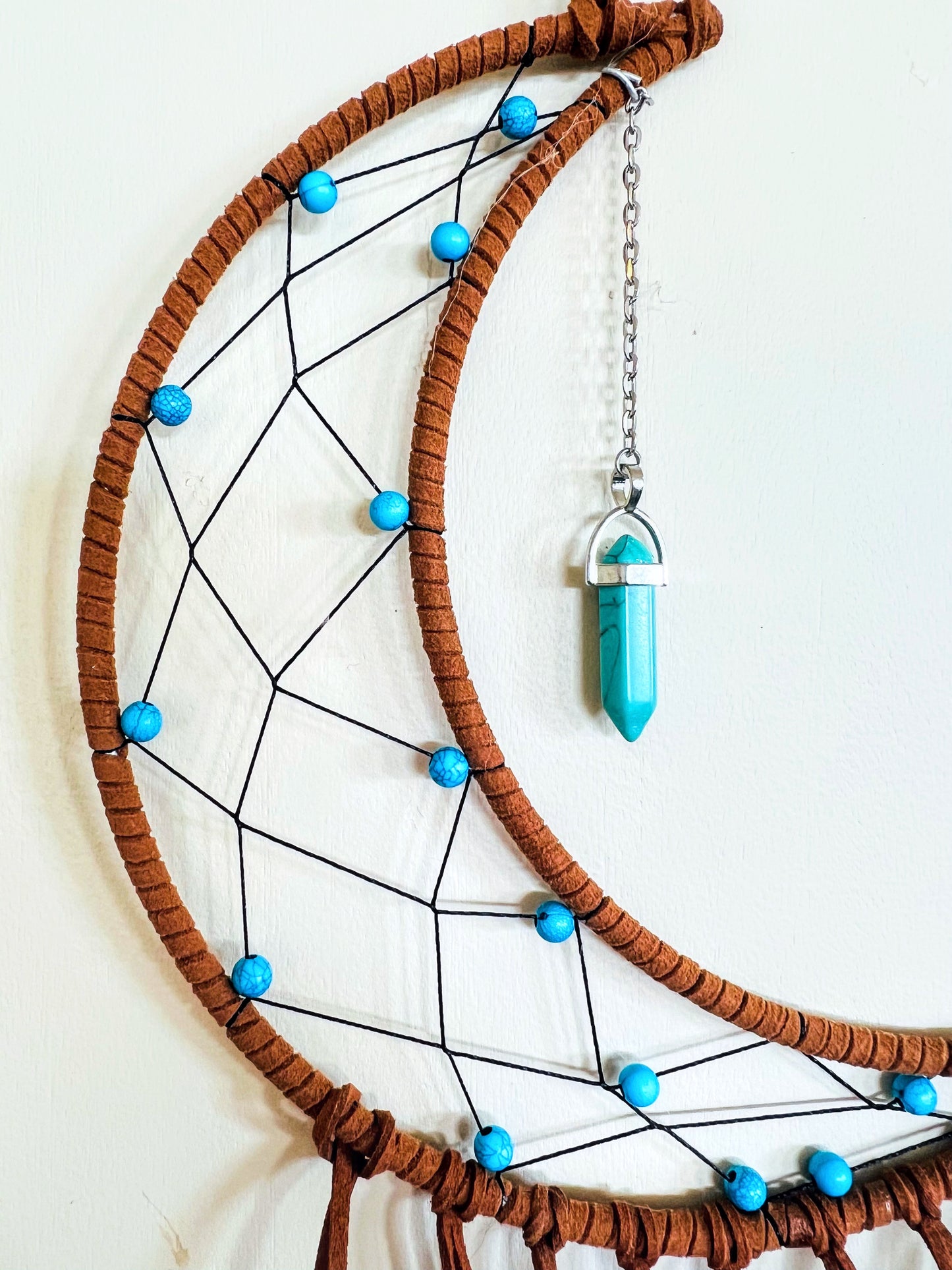 Moon Turquoise Dream Catcher