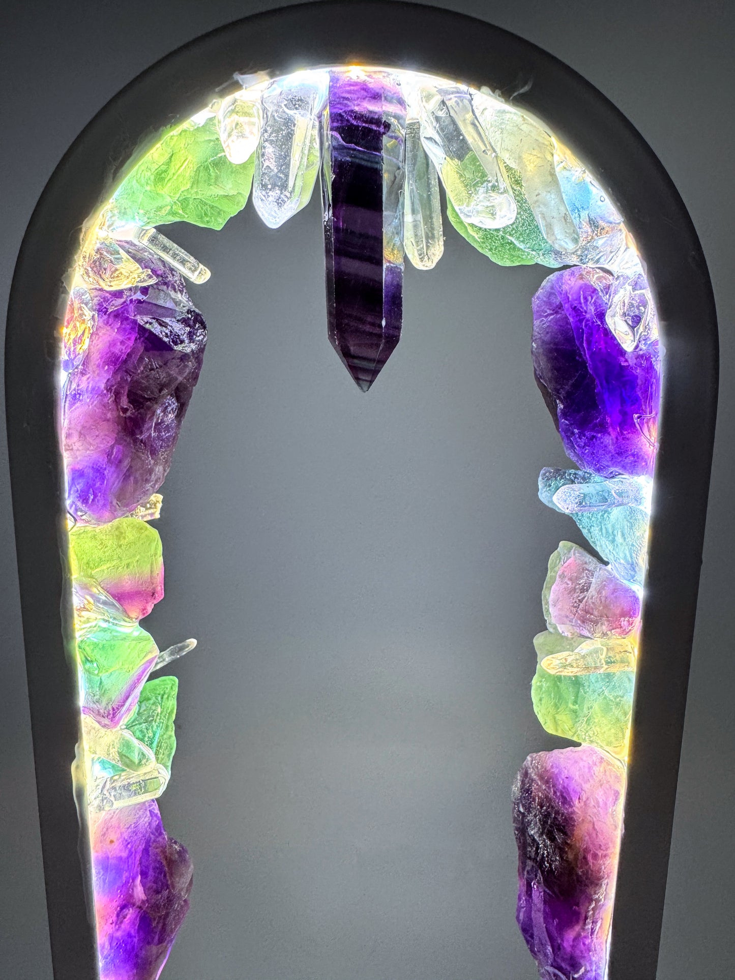 Crystal Portal Lamp “Rainbow Garden”