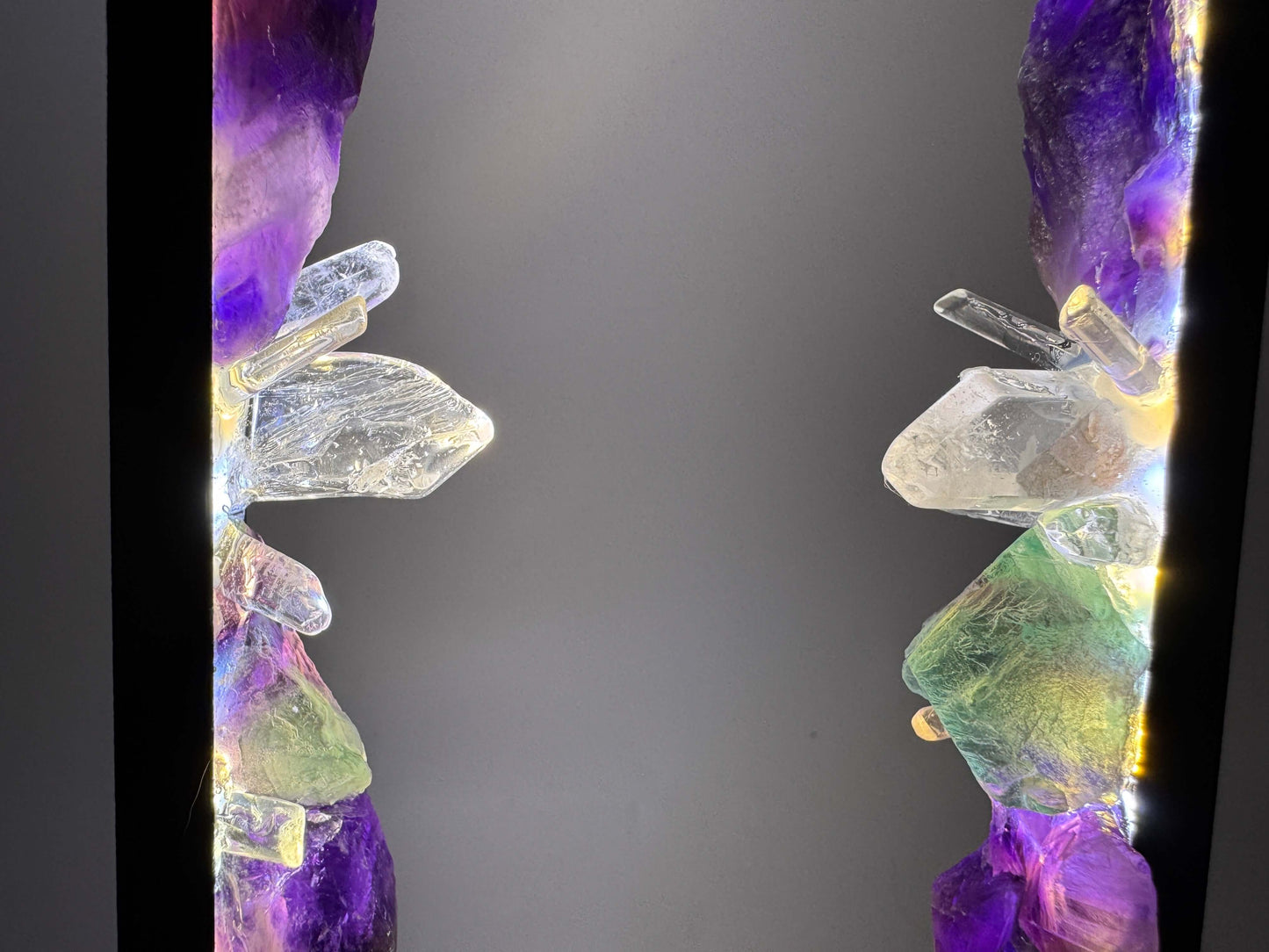 Crystal lamp “Aurora Gateway”.