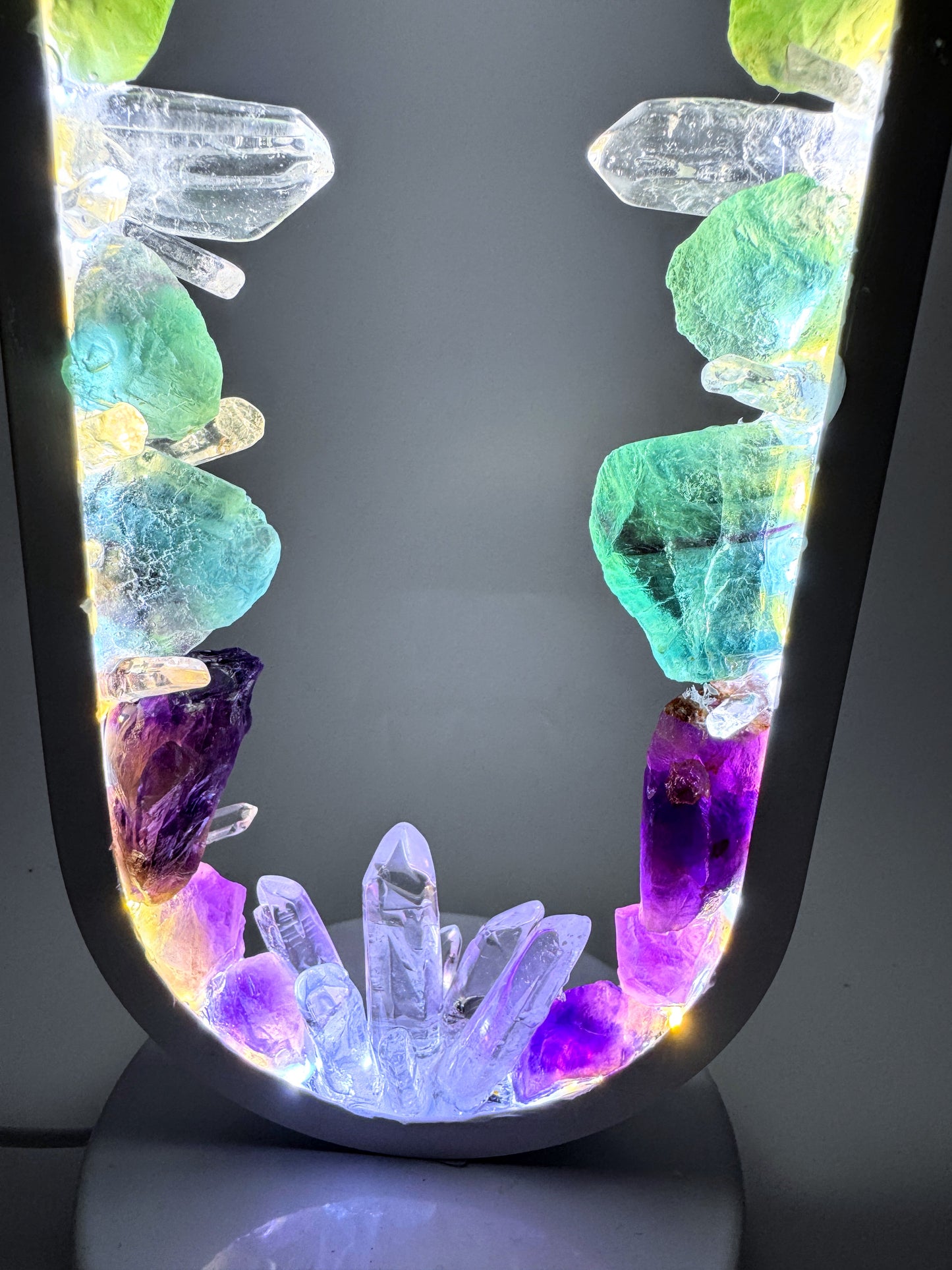 Crystal Portal Lamp “Celestial Garden”