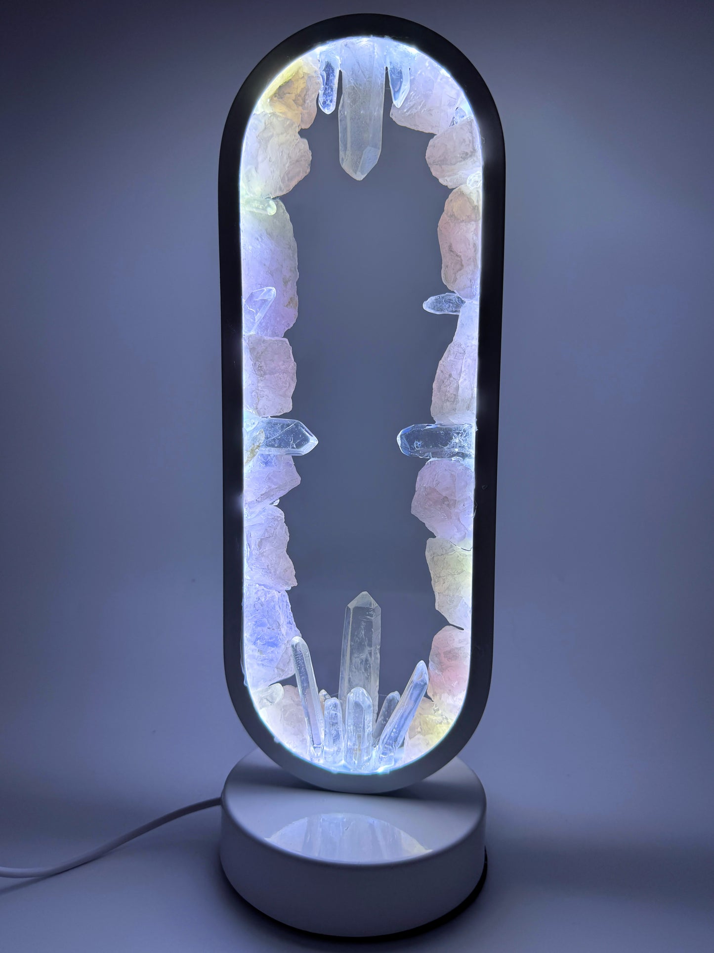 Crystal portal lamp “starlit Rose”