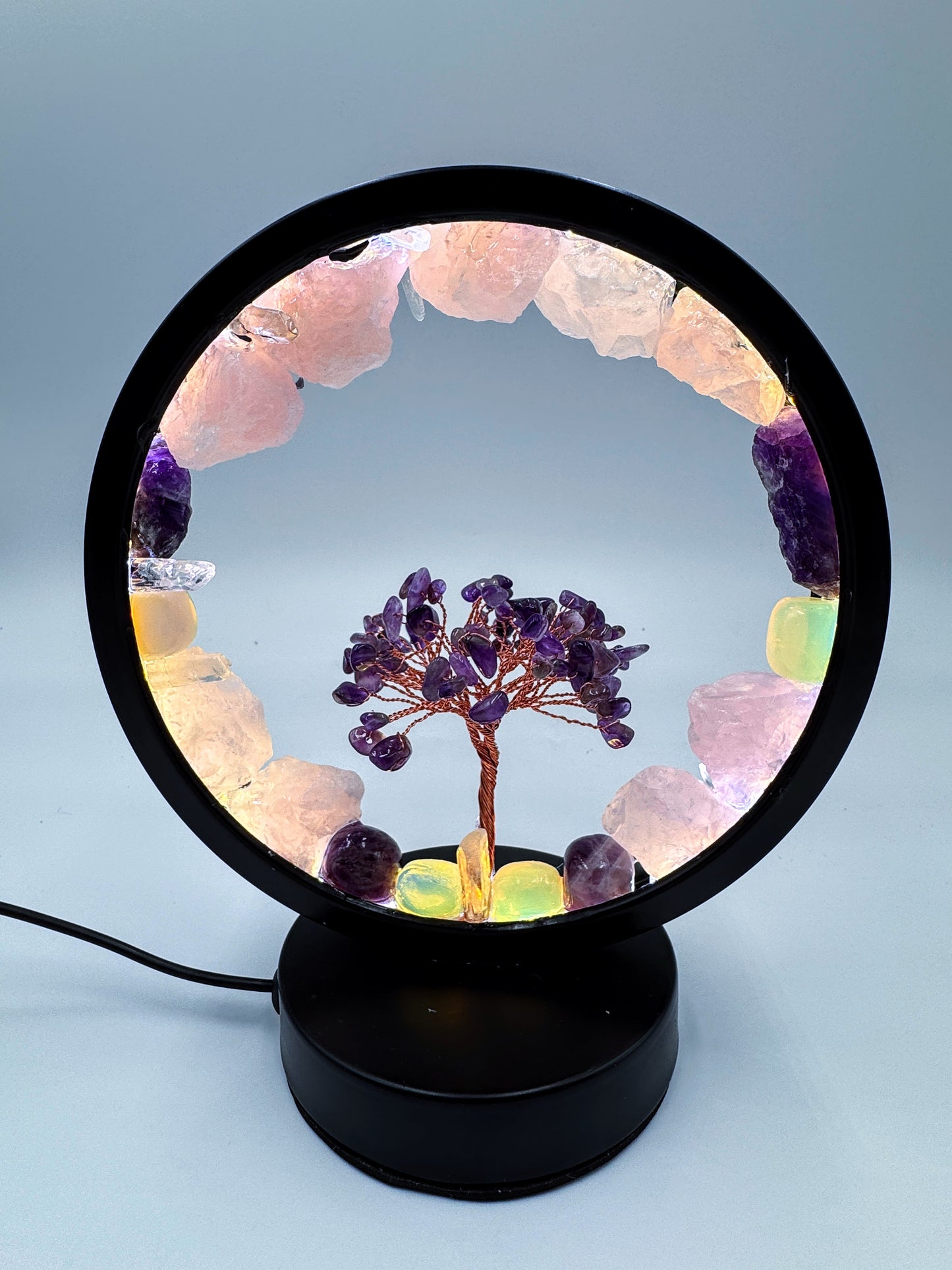 Crystal Portal Lamp “ Celestial Blossom”