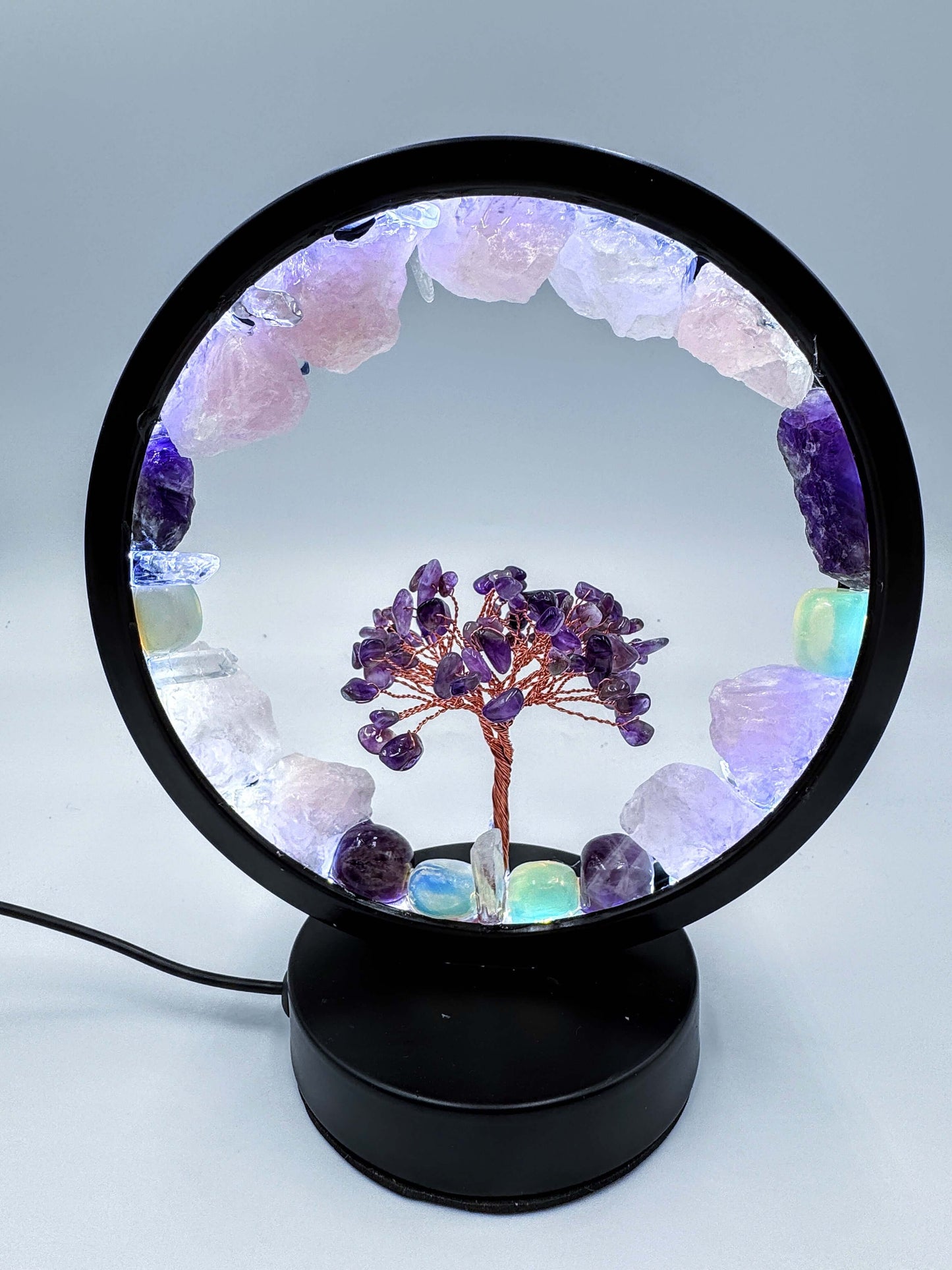 Crystal Lamp “ Celestial Blossom”