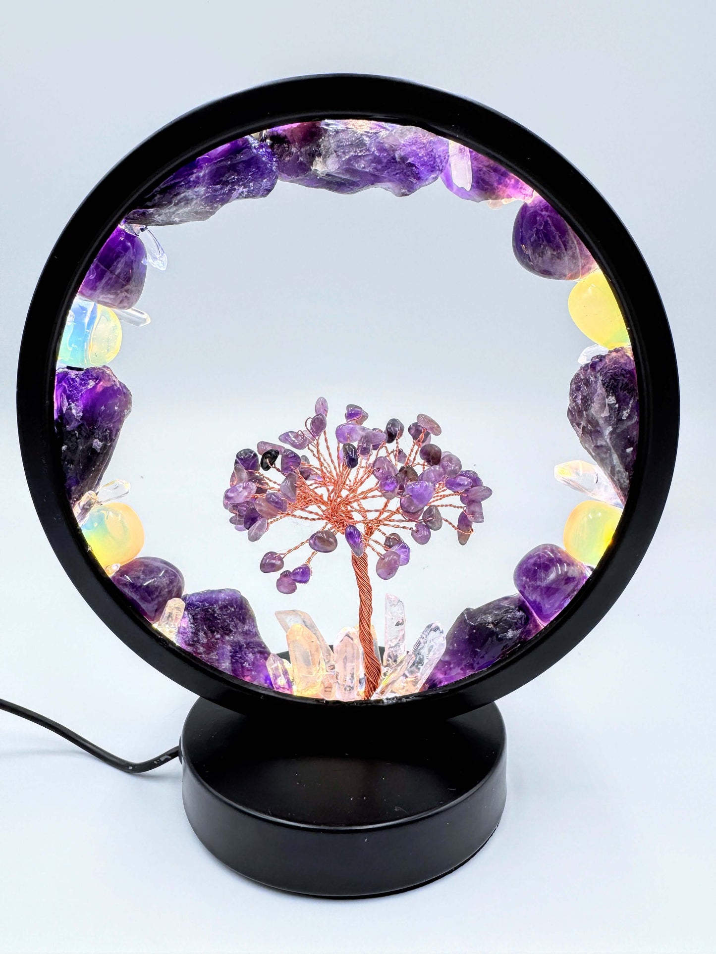 Crystal Lamp “ Celestial Blossom”