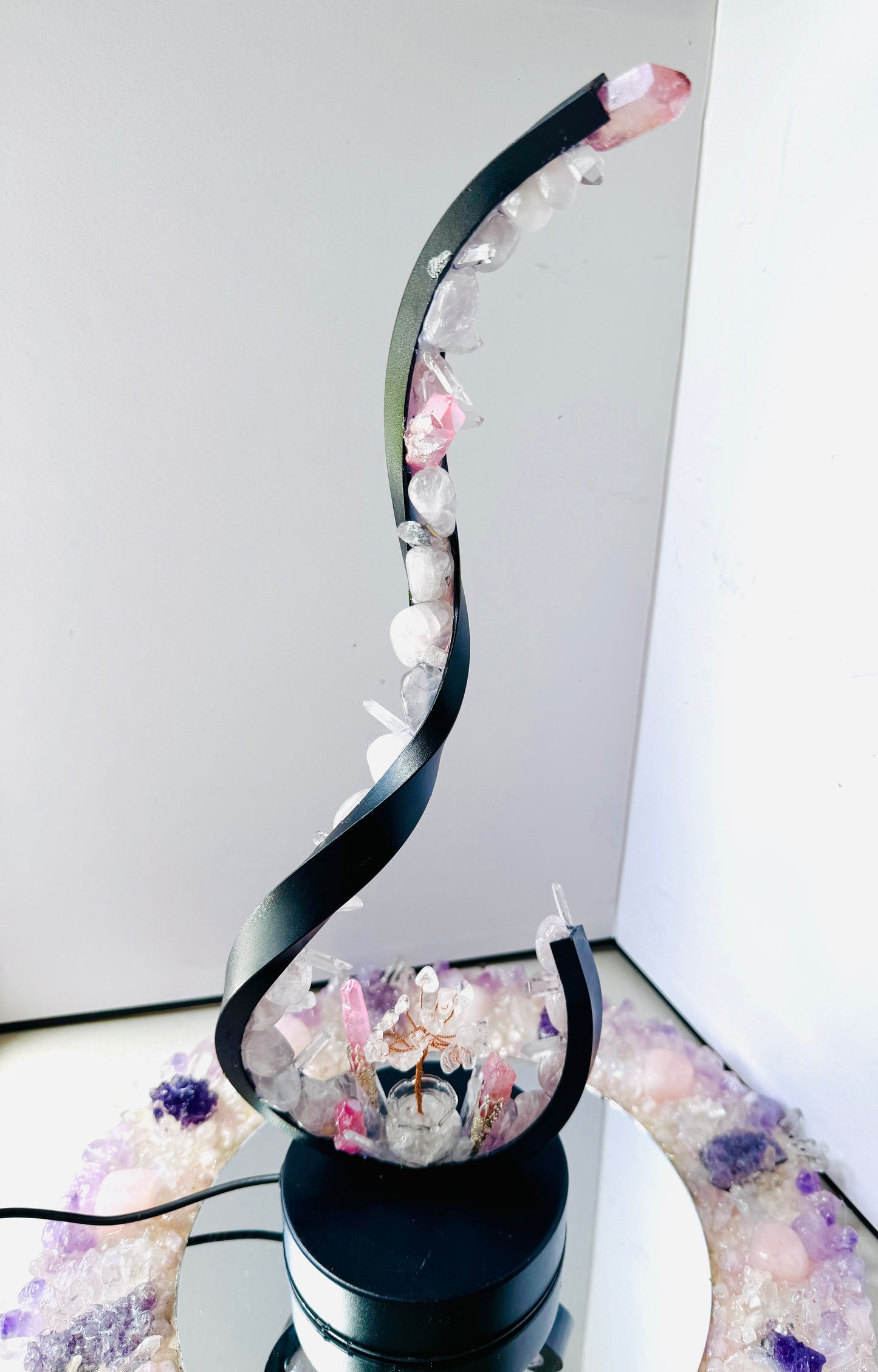 Angel Wings Crystal Wave Lamp.