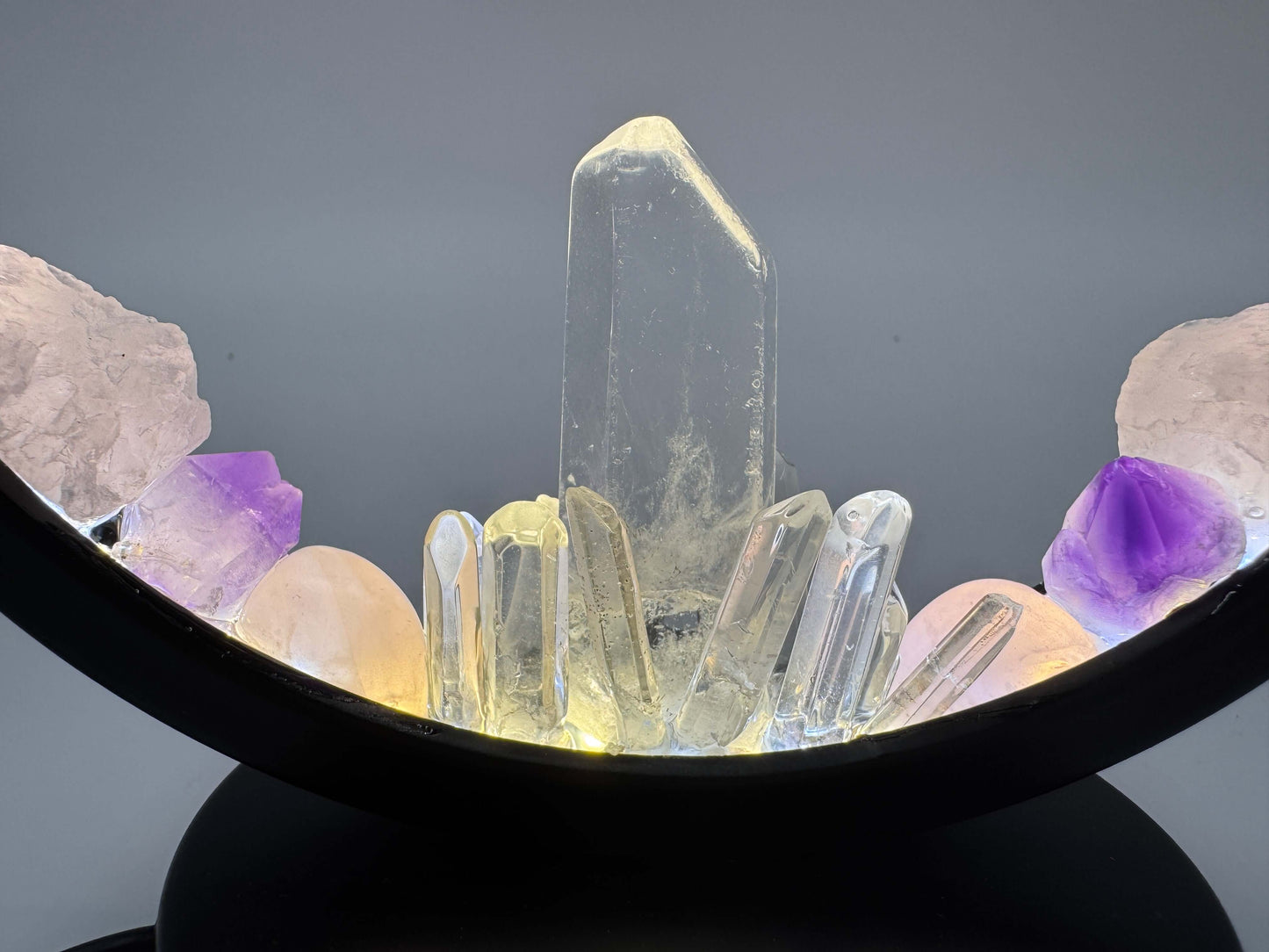 Crystal Portal Lamp “lunar Bloom”