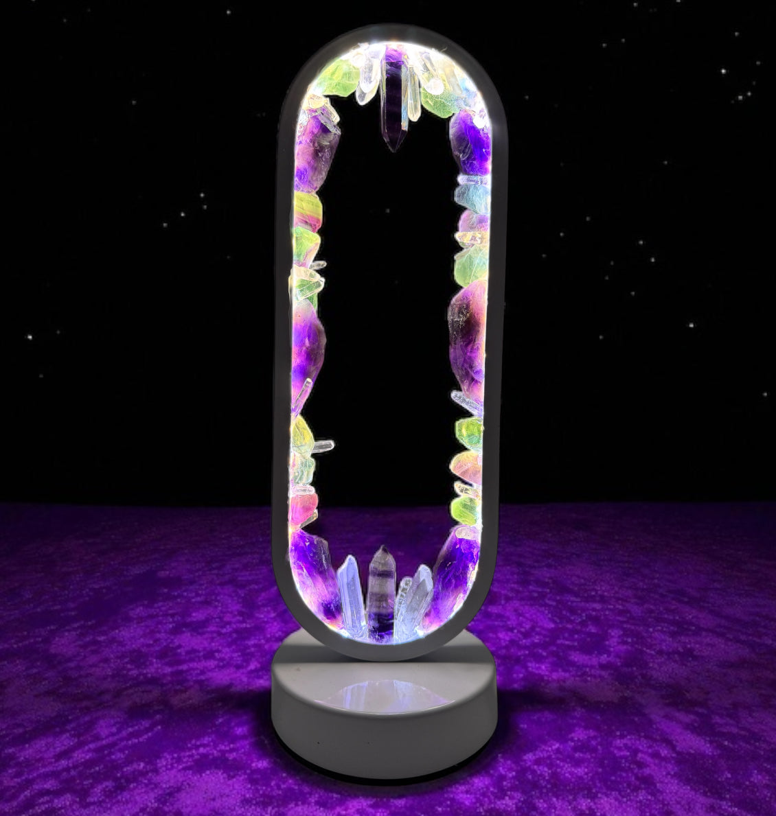 Crystal Portal Lamp “Rainbow Garden”