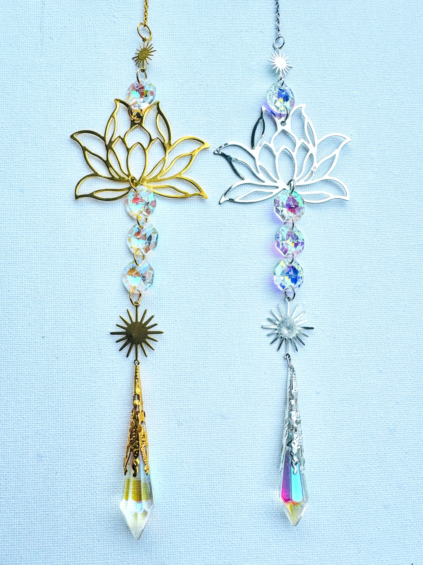 Lotus Sun Catcher Filligree Point