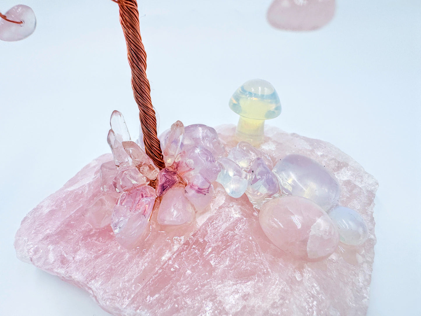 Rose Quartz Crystal Tree #1