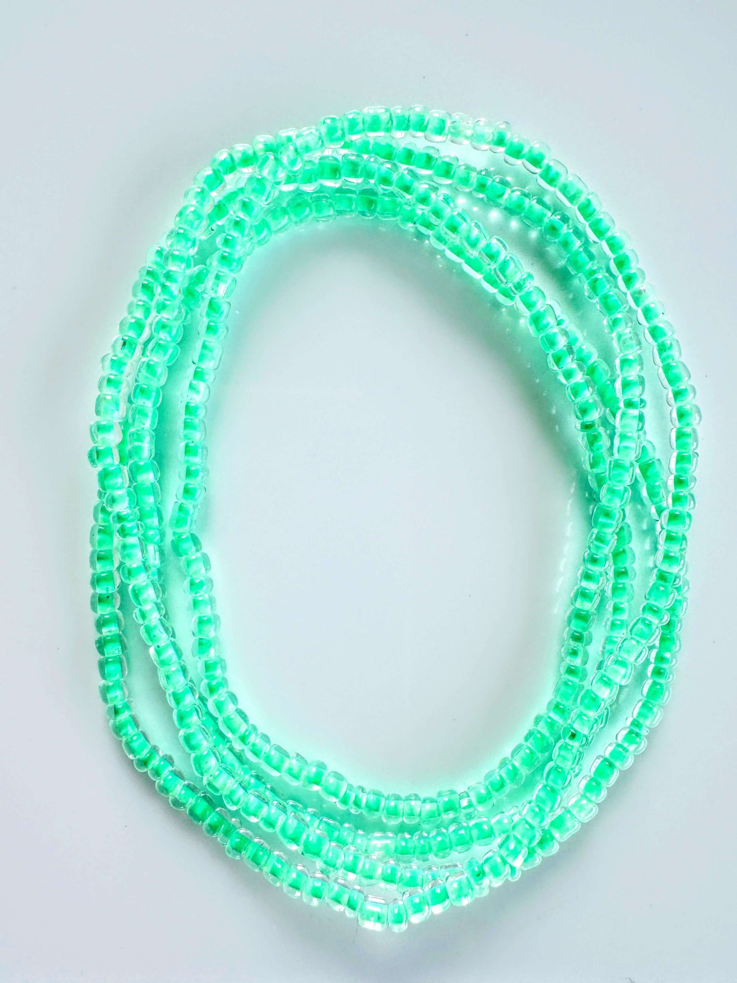 Waist Beads Greens 80cm